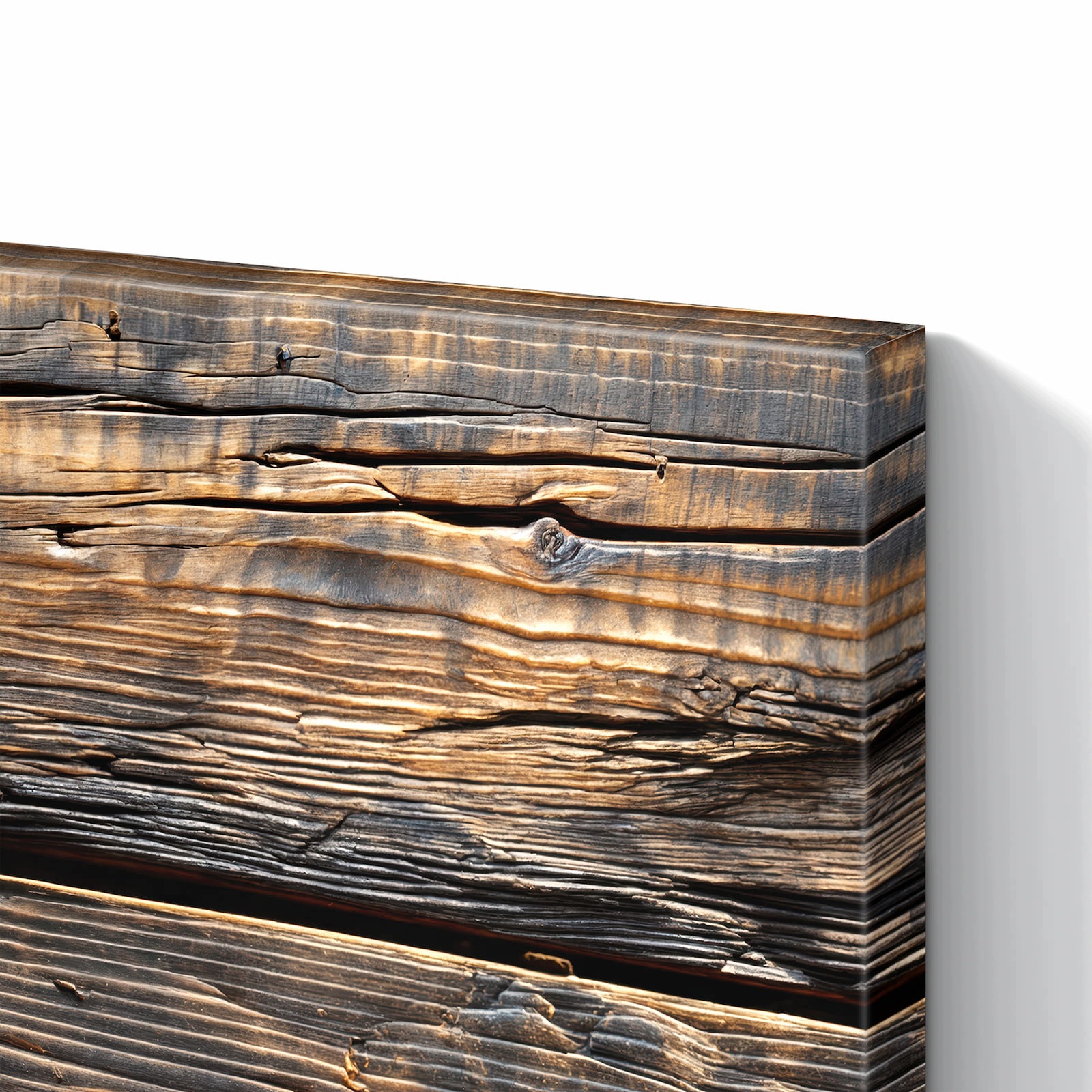 Magnetická tabule – obraz na zeď Textura starého dřeva | 90 × 60 cm