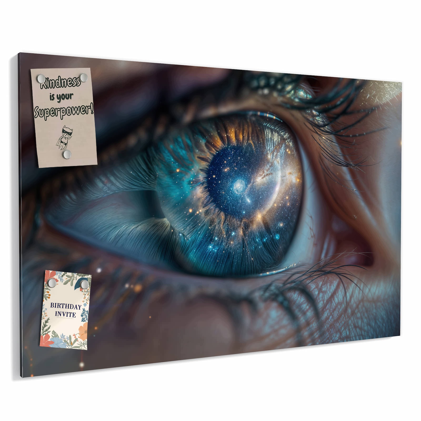 Magnetická tabule – obraz na zeď Galaxie oko | 60 × 40 cm