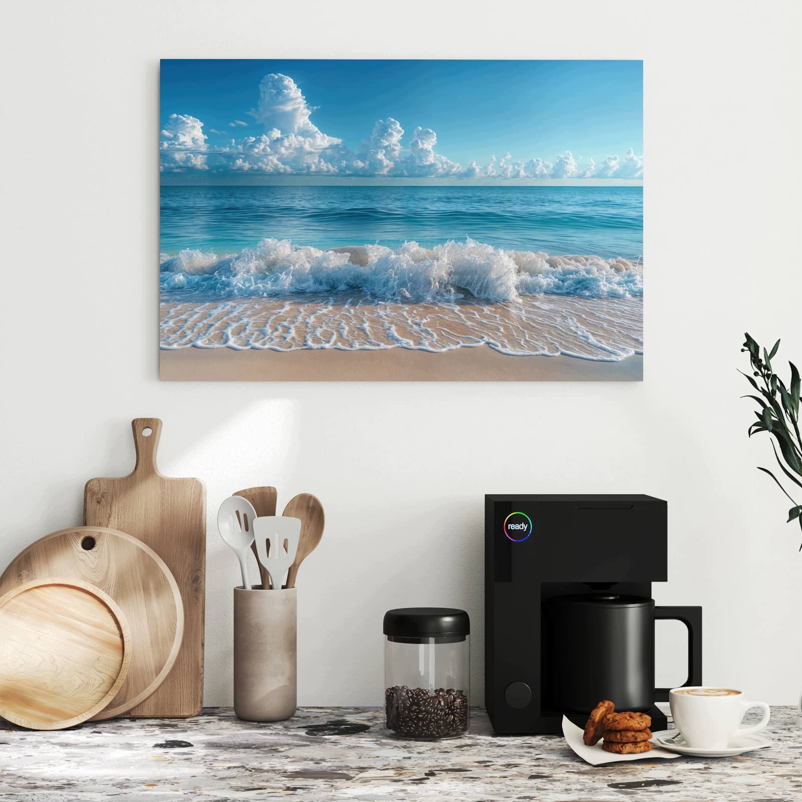Magnetická tabule – obraz na zeď Mořské vlny | 60 × 40 cm