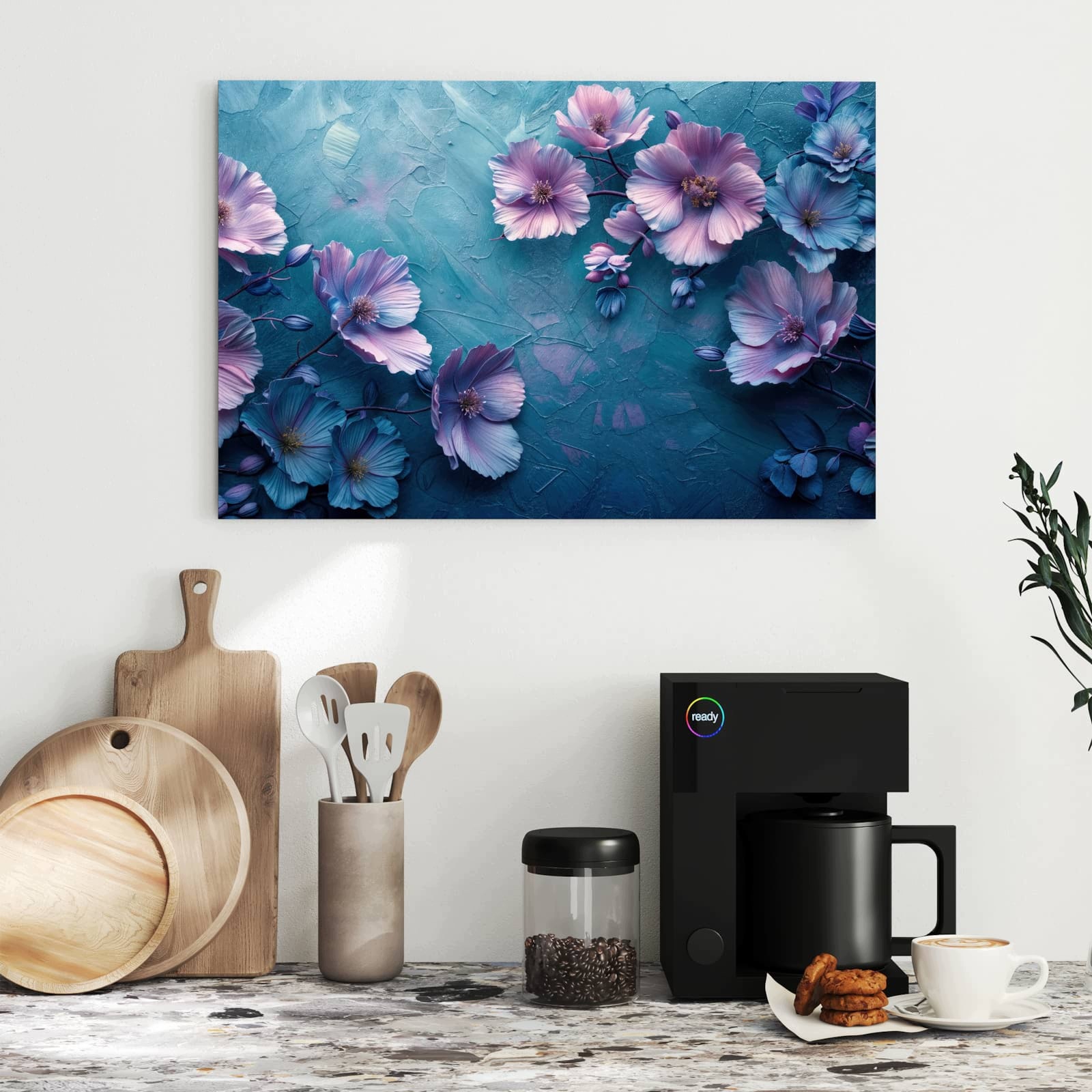 Magnetická tabule – obraz na zeď Struktura betonu | 60 × 40 cm