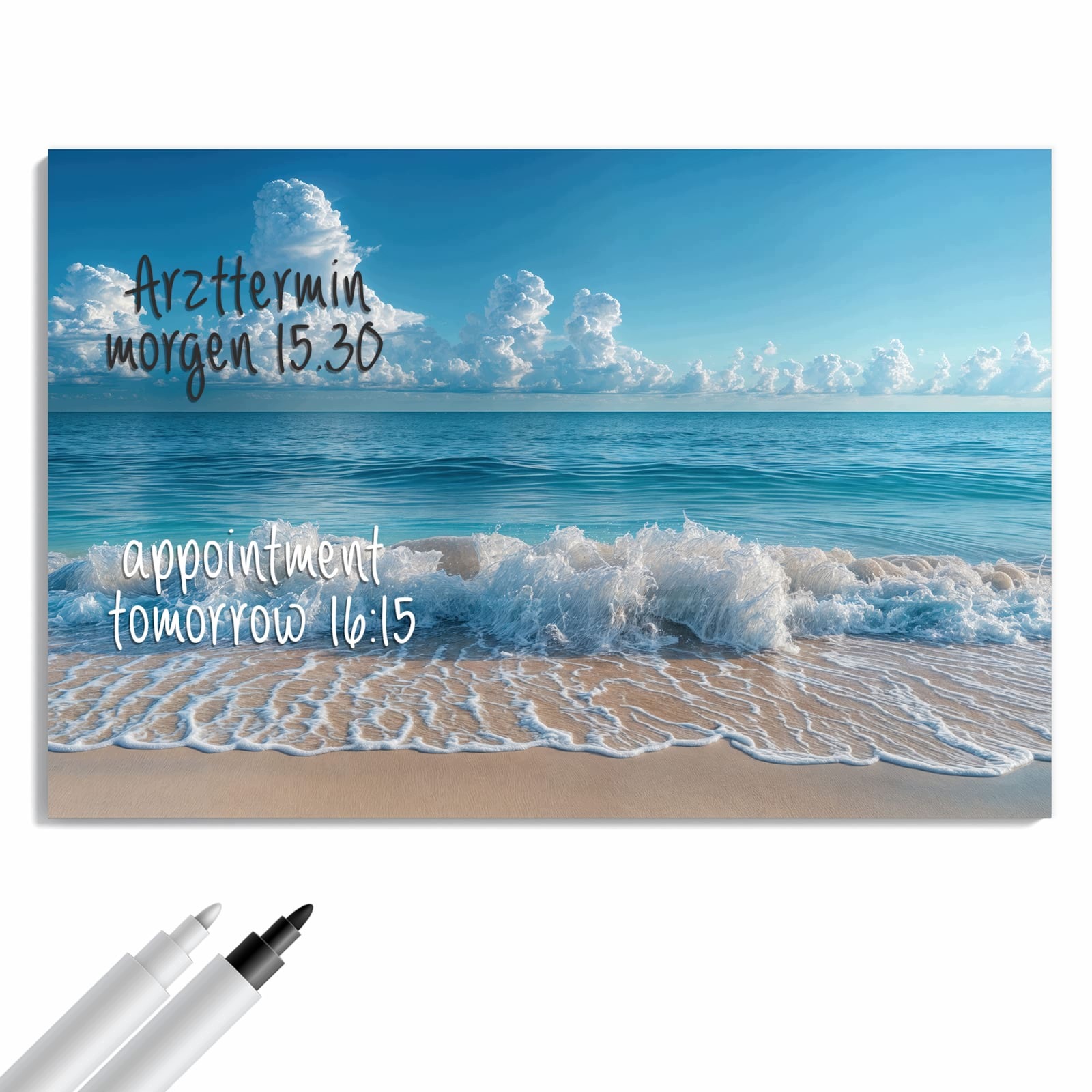Magnetická tabule – obraz na zeď Mořské vlny | 90 × 60 cm