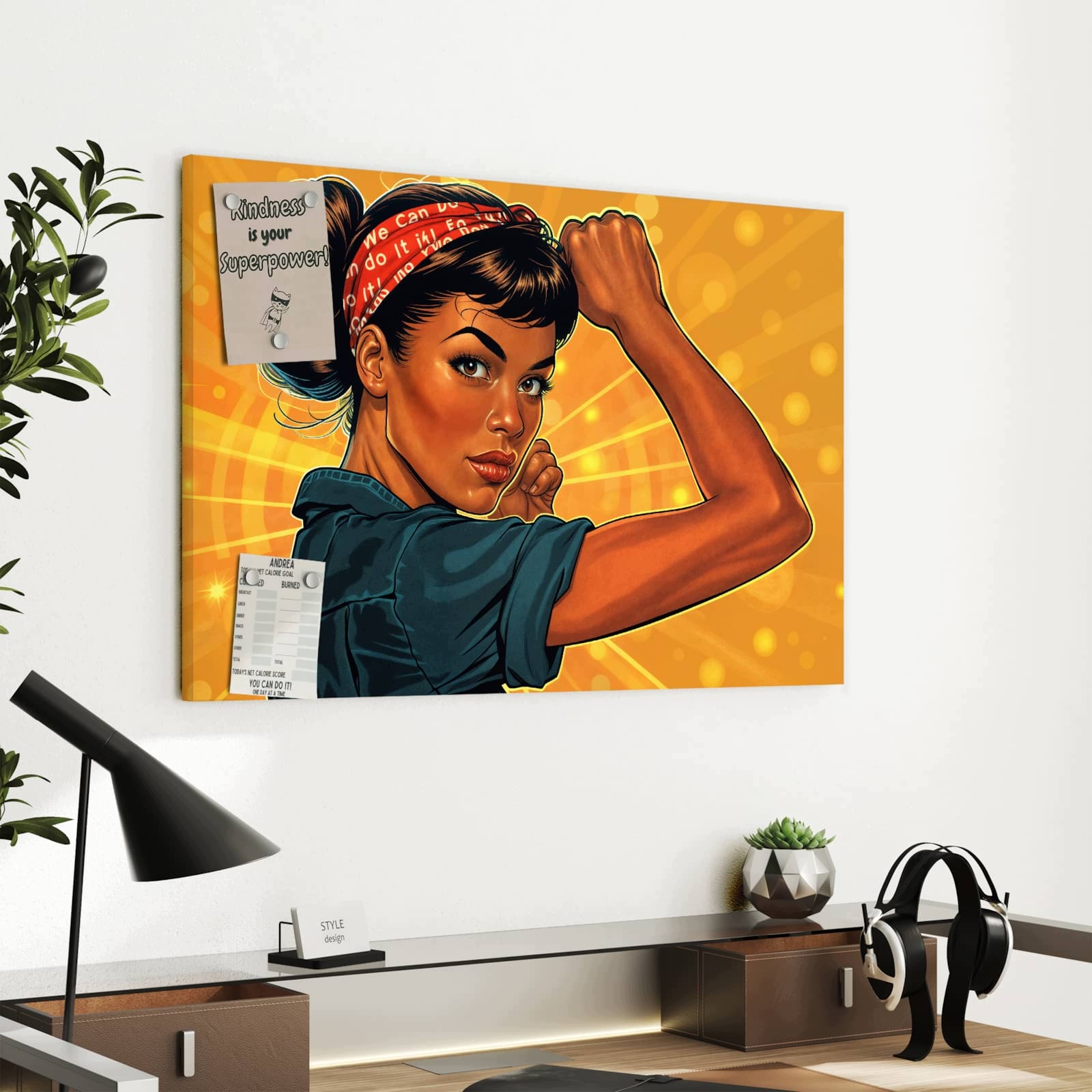 Magnetická tabule – obraz na zeď Motivační plakát | 60 × 40 cm