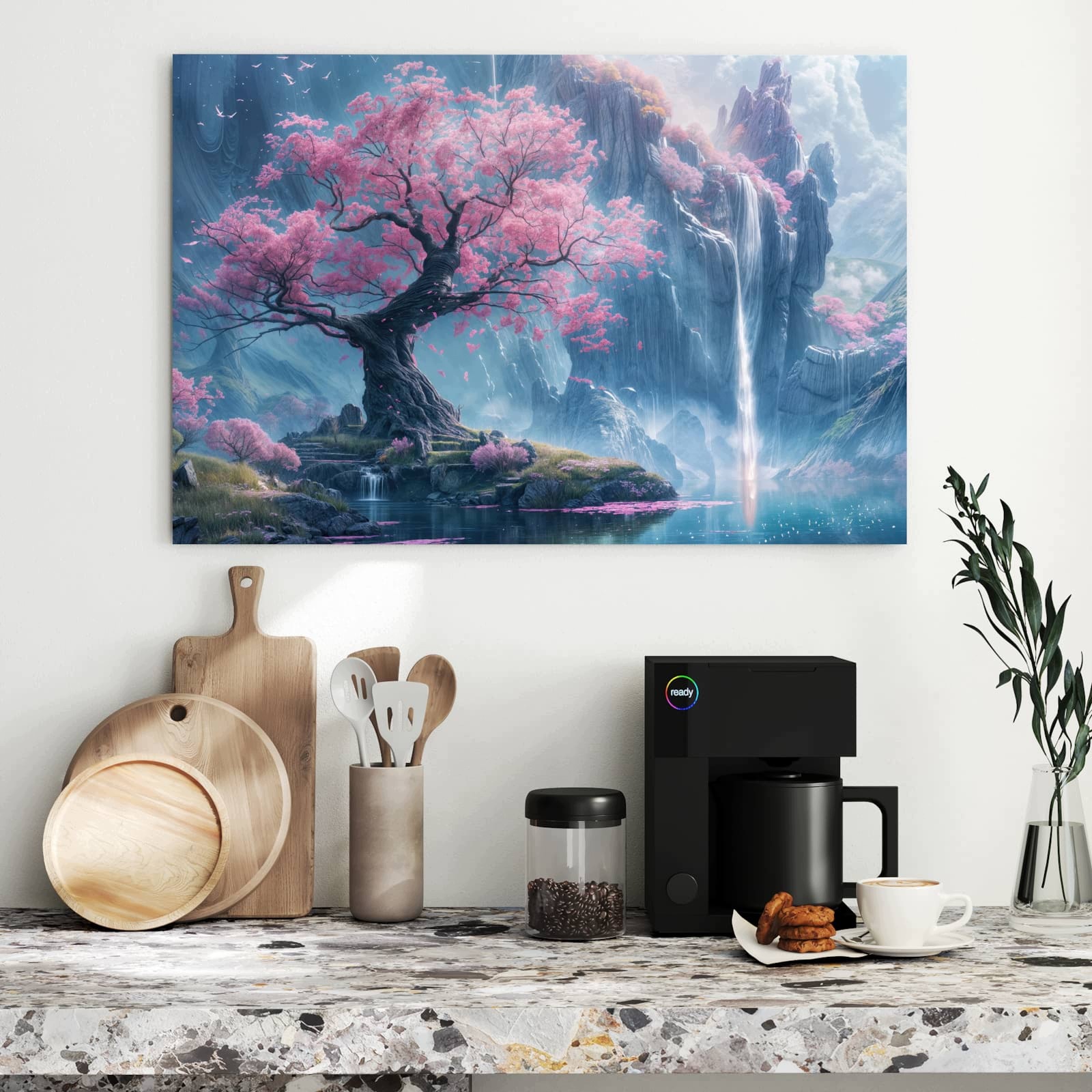 Magnetická tabule – obraz na zeď Koření a bylinky | 90 × 60 cm
