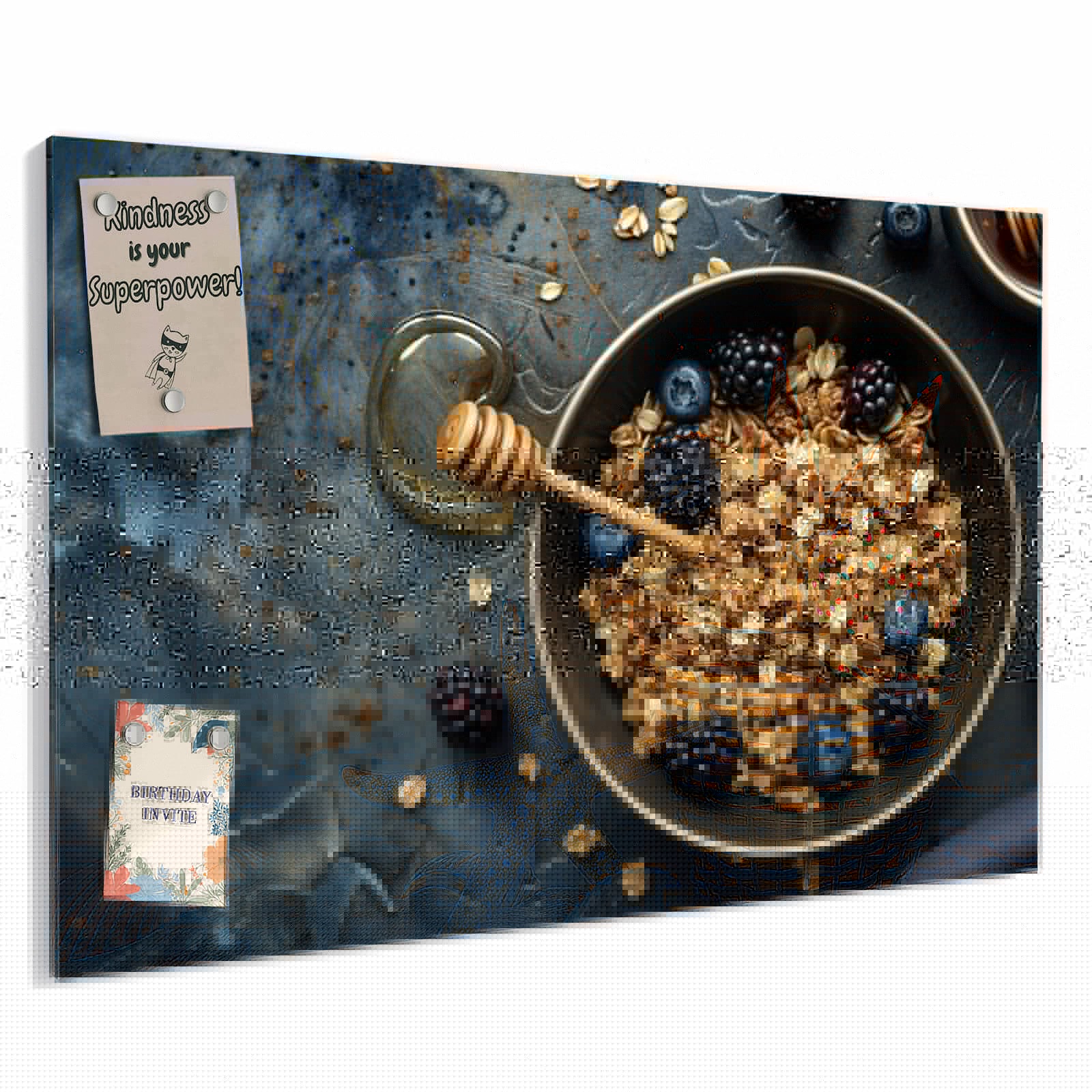 Magnetická tabule – obraz na zeď Léto a košíček se zmrzlinou | 60 × 40 cm