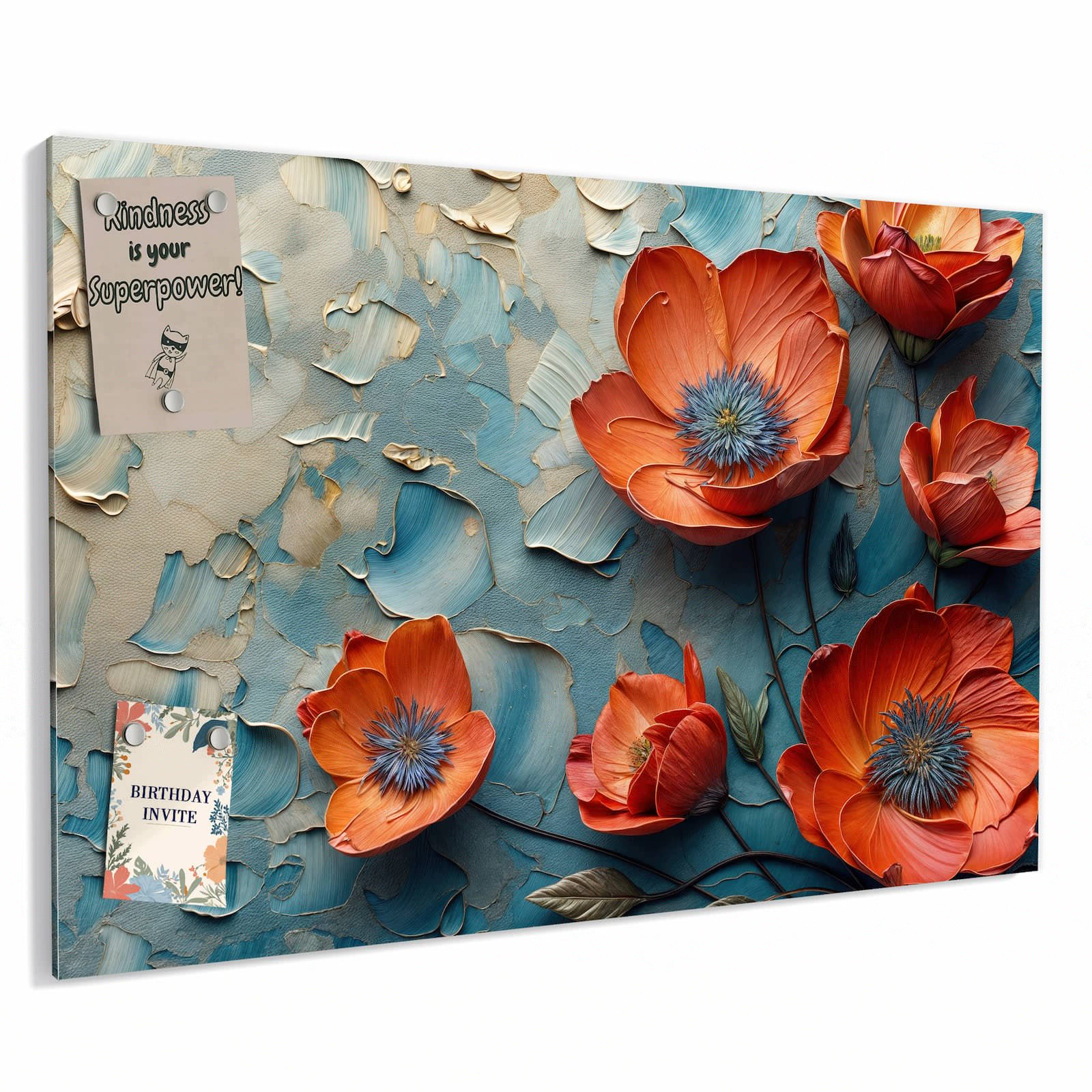 Magnetická tabule – obraz na zeď Moře květin – motiv 1 | 60 × 40 cm