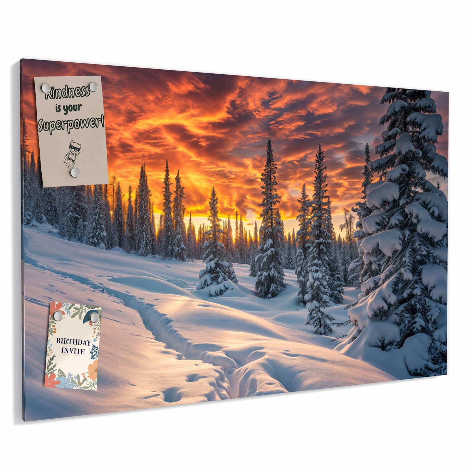 Magnetická tabule – obraz na zeď Moře květin – motiv 1 | 60 × 40 cm