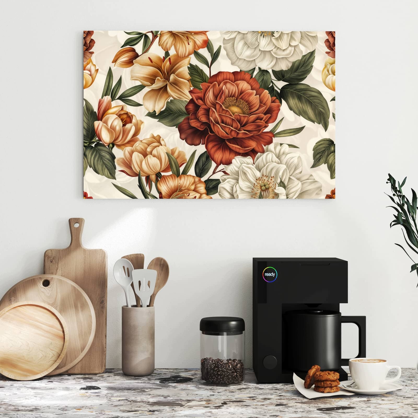 Magnetická tabule – obraz na zeď Jemná nádhera květin | 90 × 60 cm
