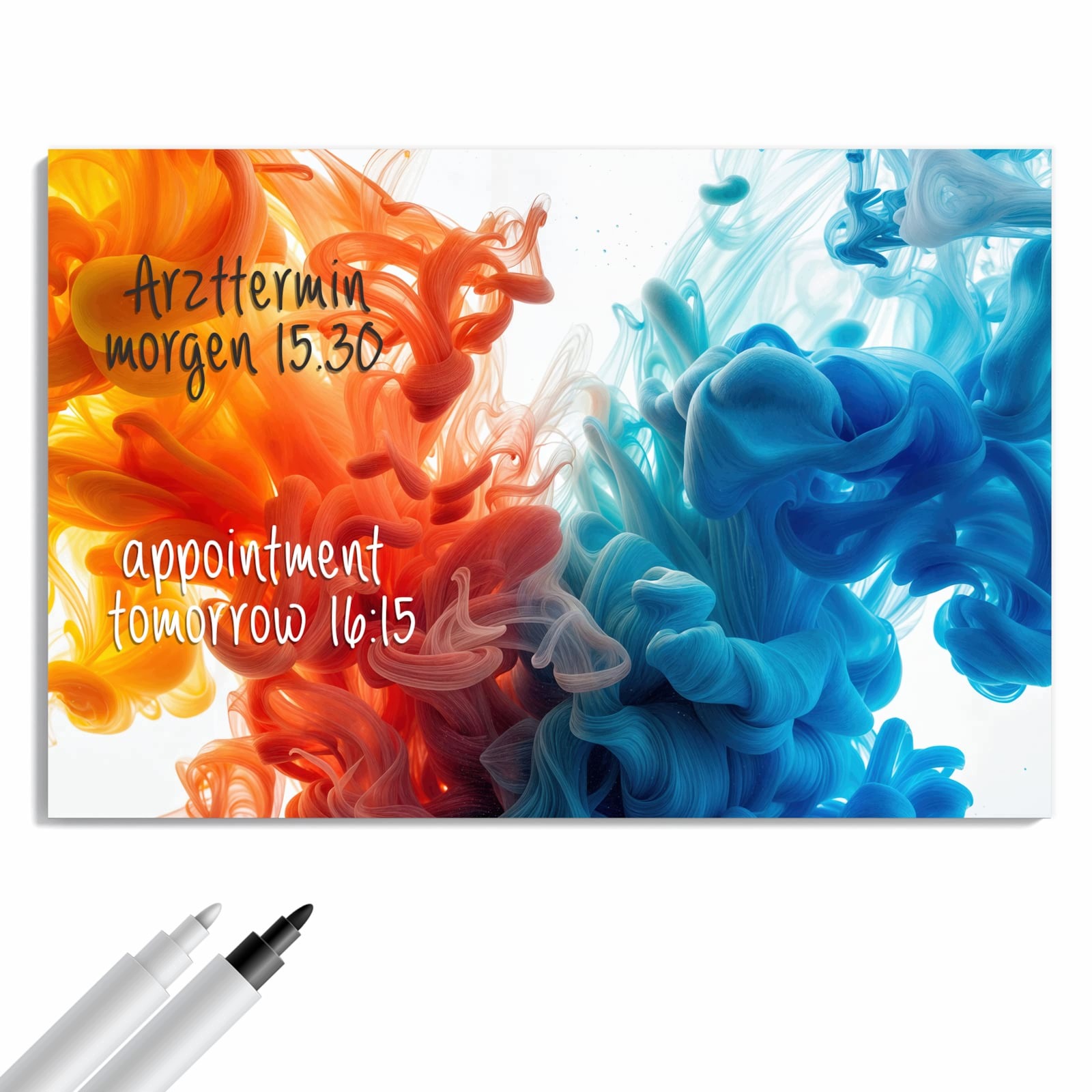 Magnetická tabule – obraz na zeď Barevný vír – motiv 1 | 90 × 60 cm