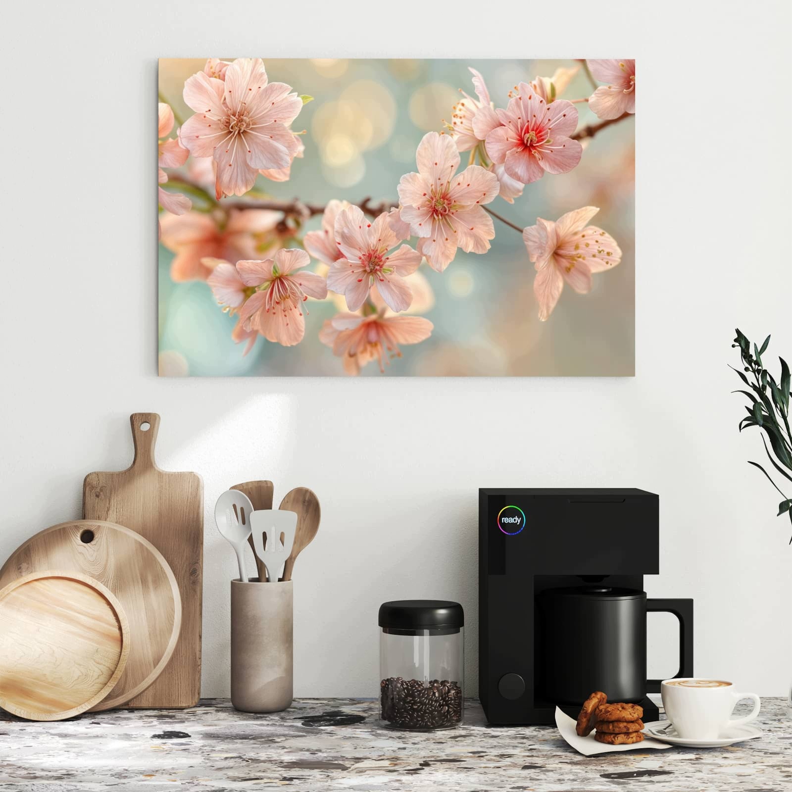 Magnetická tabule – obraz na zeď Kouzlo květu třešní | 60 × 40 cm