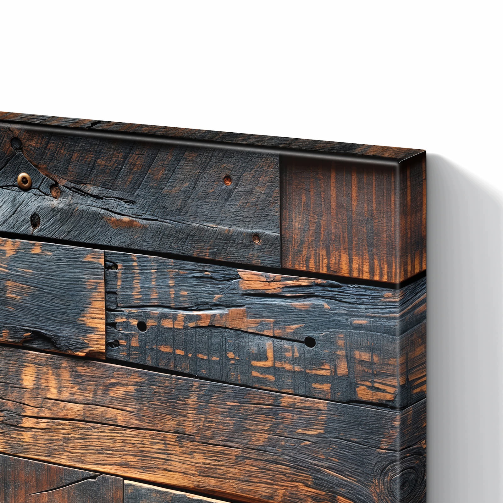 Magnetická tabule – obraz na zeď Dřevo a ozubená kola | 60 × 40 cm