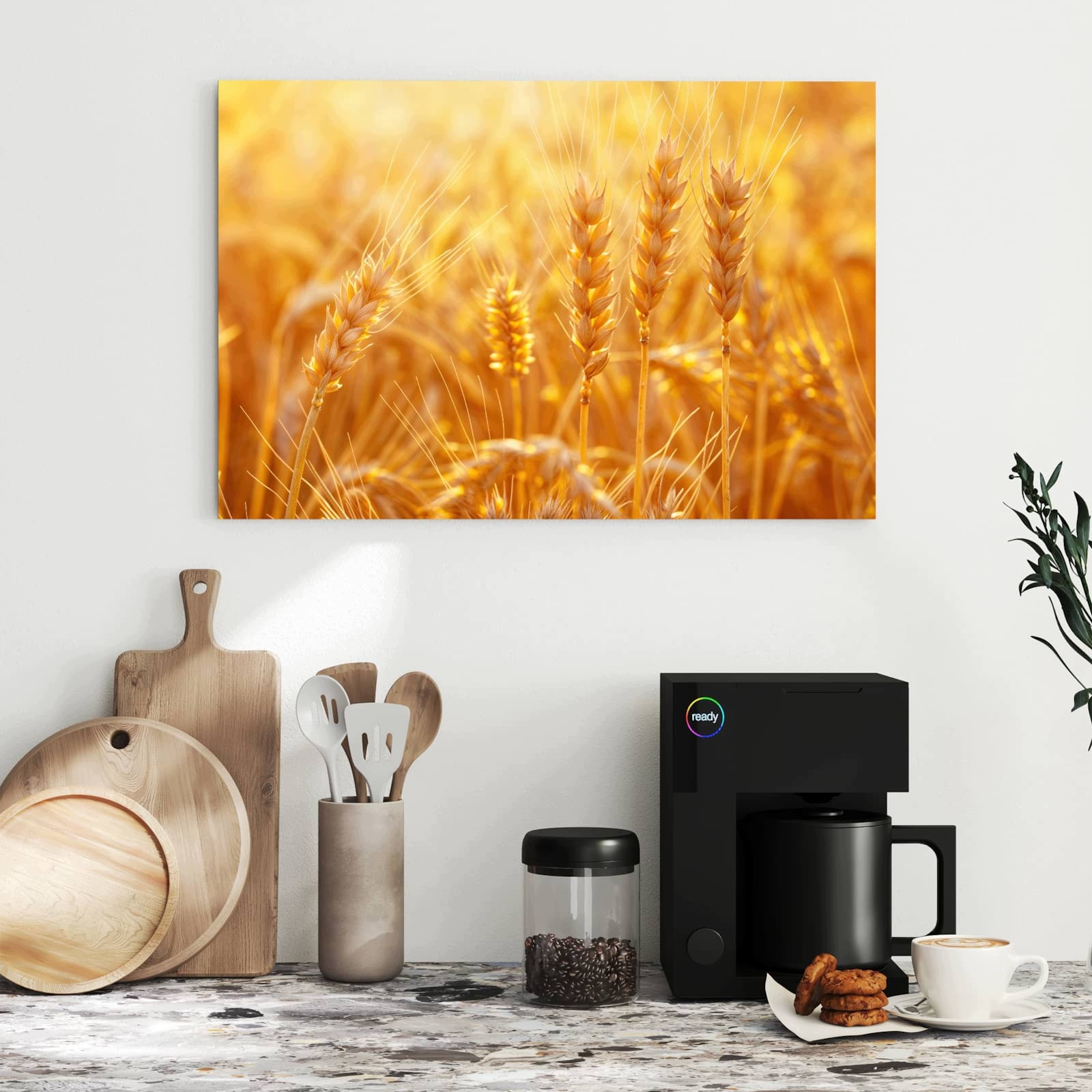 Magnetická tabule – obraz na zeď Zlaté klasy večerní světlo | 60 × 40 cm