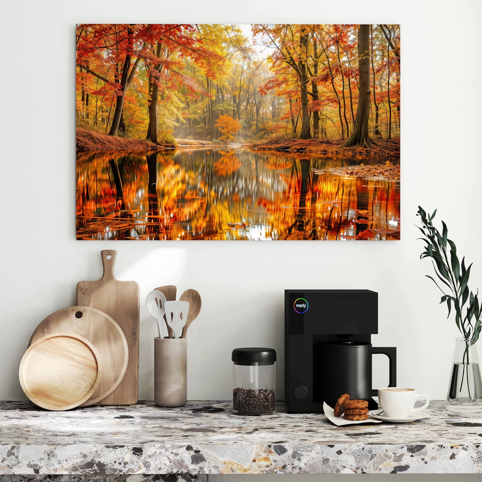 Magnetická tabule – obraz na zeď Vintage květinový vzor | 90 × 60 cm