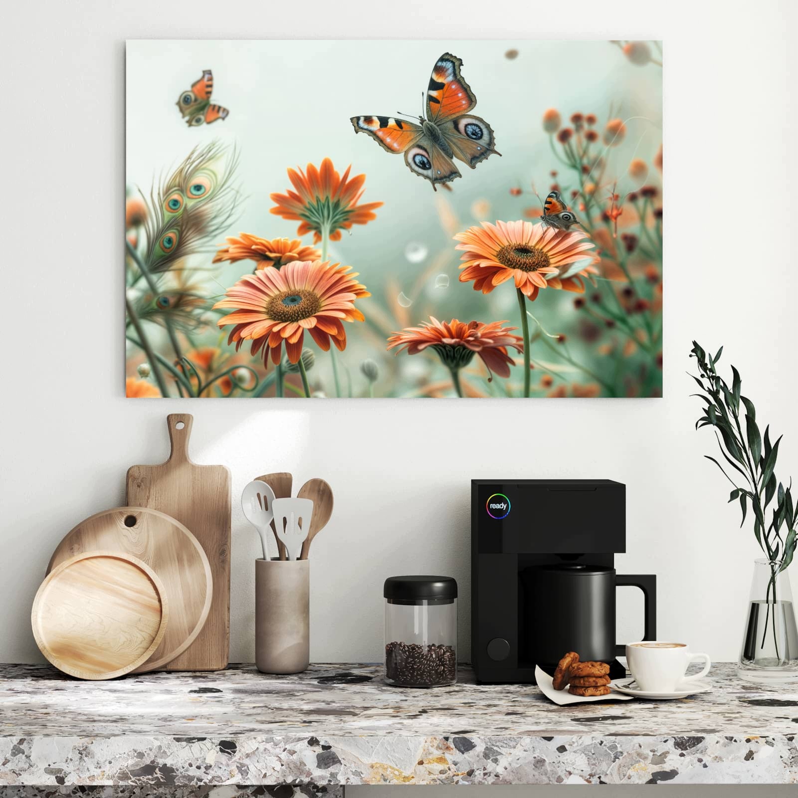 Magnetická tabule – obraz na zeď Kouzlo květu třešní | 90 × 60 cm