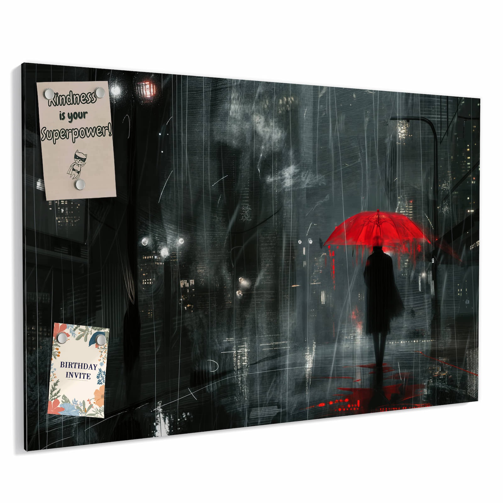 Magnetická tabule – obraz na zeď Načervenalý slunečník | 90 × 60 cm