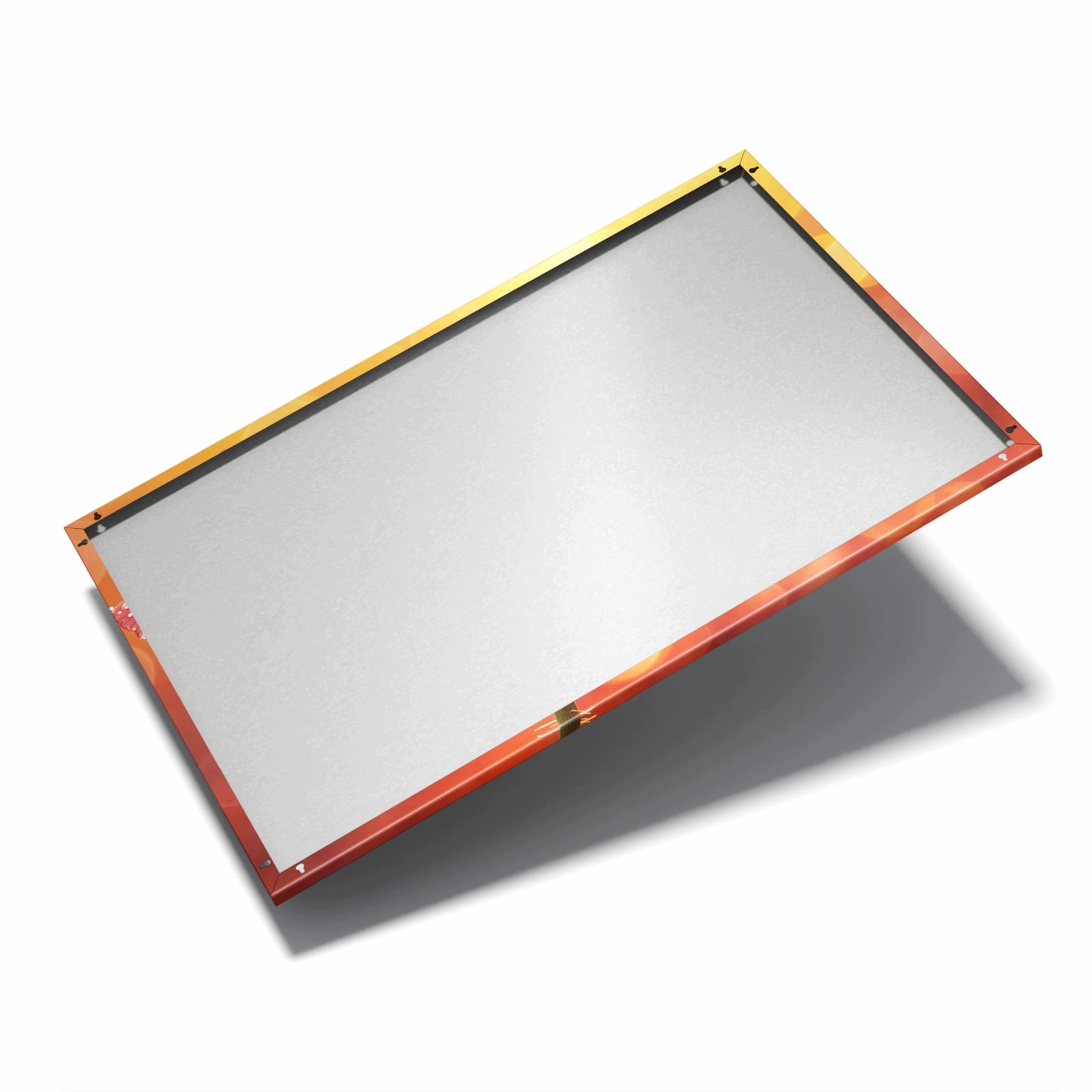 Magnetická tabule – obraz na zeď Červené kapky s květinami | 60 × 40 cm