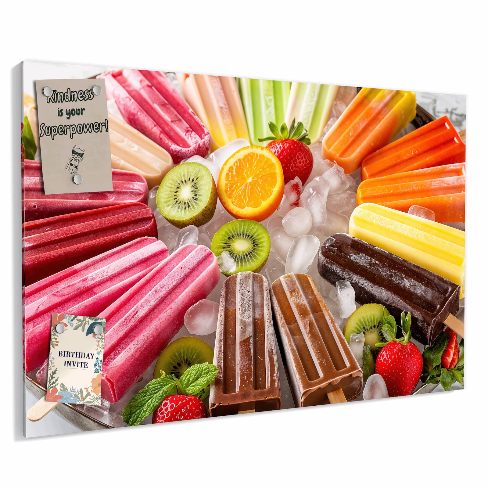 Magnetická tabule – obraz na zeď Letní led | 60 × 40 cm