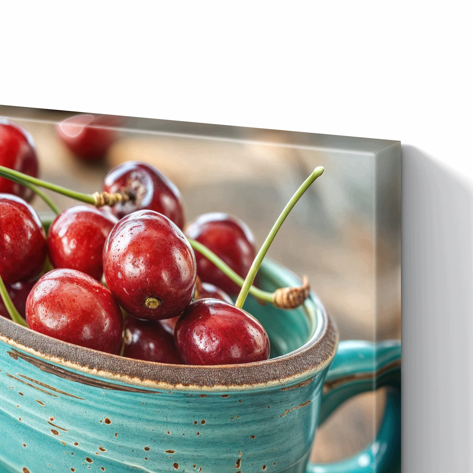 Magnetická tabule – obraz na zeď Šálek třešně | 60 × 40 cm
