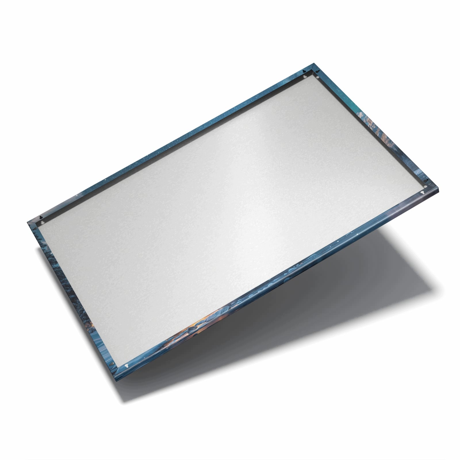 Magnetická tabule – obraz na zeď Horská chata zima | 60 × 40 cm