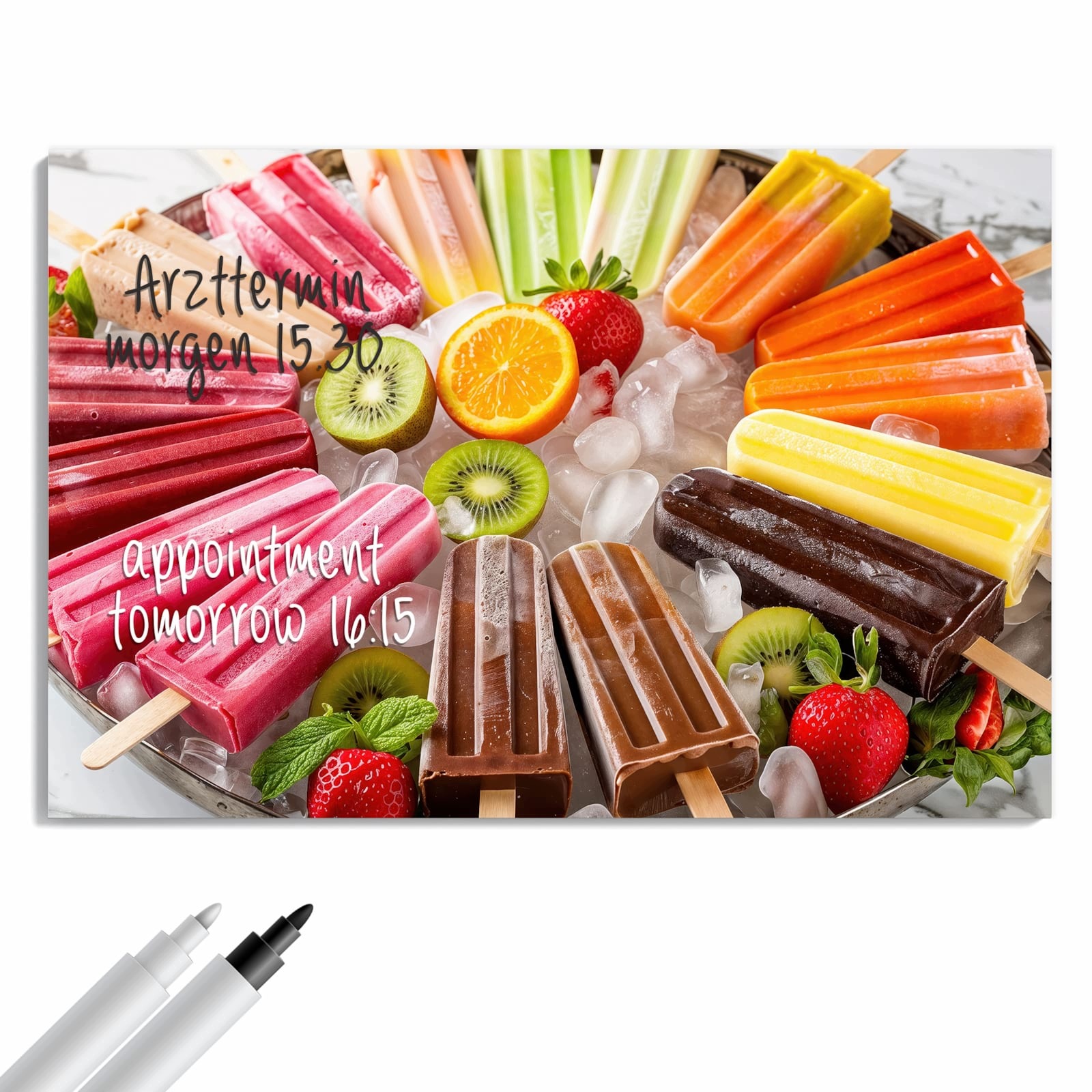 Magnetická tabule – obraz na zeď Letní led | 90 × 60 cm