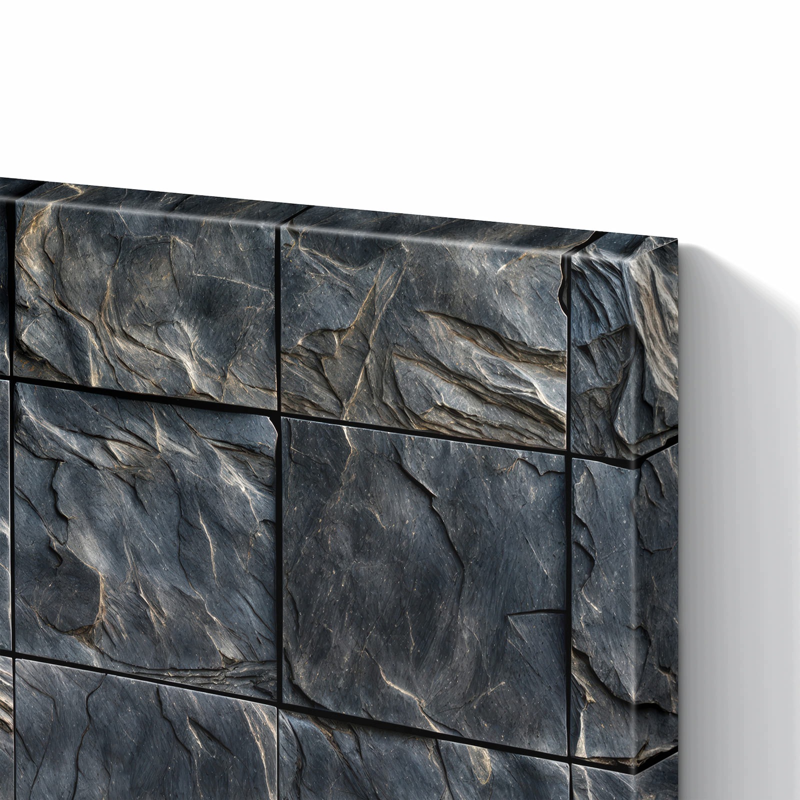 Magnetická tabule – obraz na zeď Břidlicové dlaždice | 60 × 40 cm
