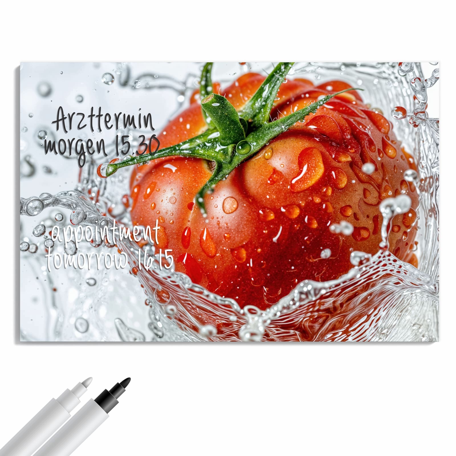 Magnetická tabule – obraz na zeď Rajče ve vodě | 90 × 60 cm