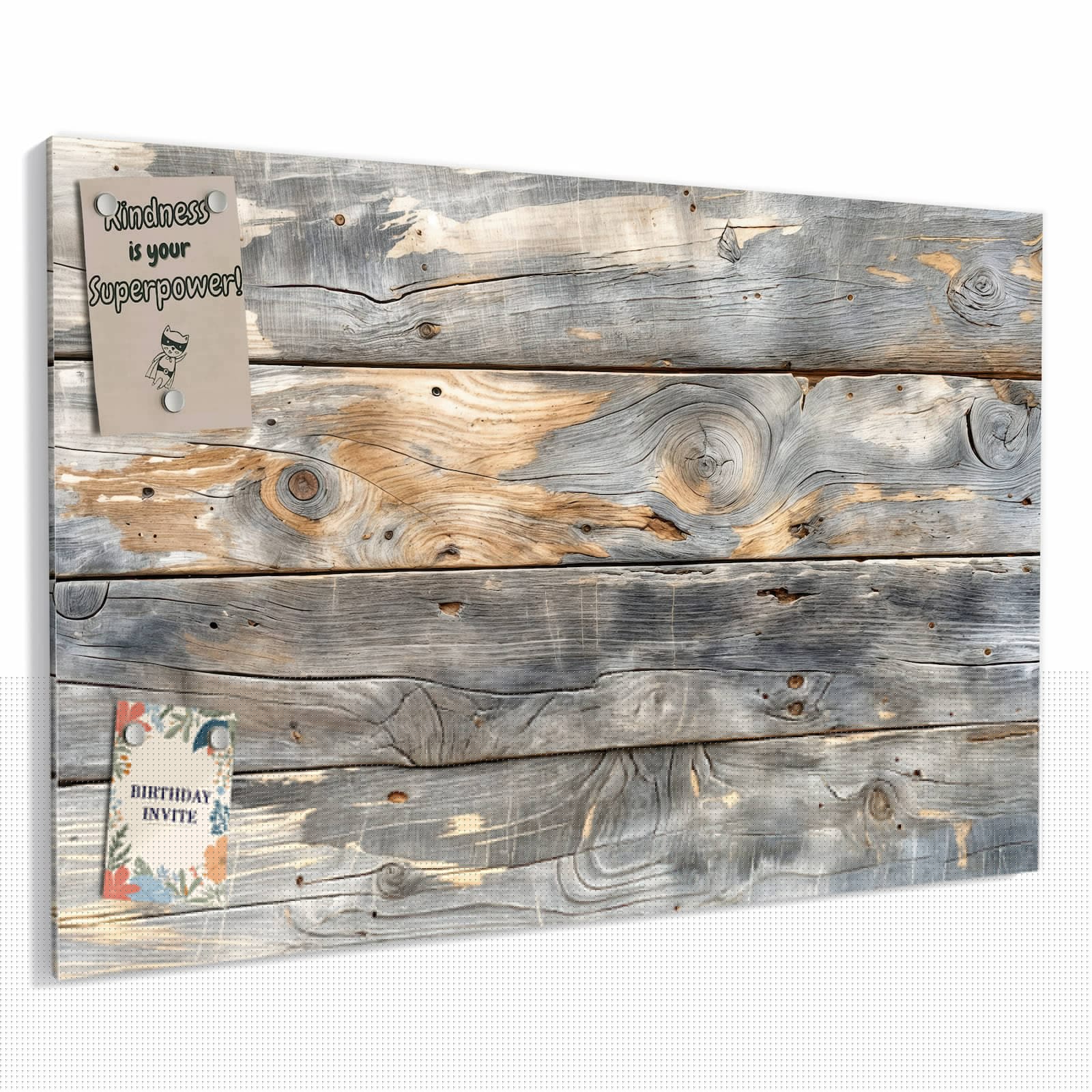 Magnetická tabule – obraz na zeď Vintage prkna – motiv 2 | 60 × 40 cm