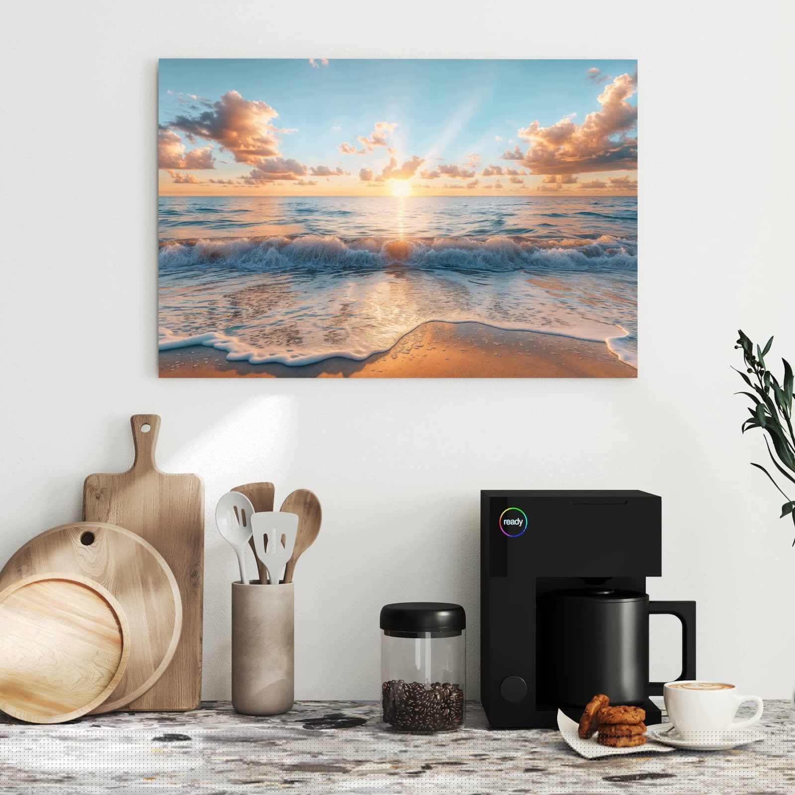 Magnetická tabule – obraz na zeď Pláž západ slunce | 60 × 40 cm