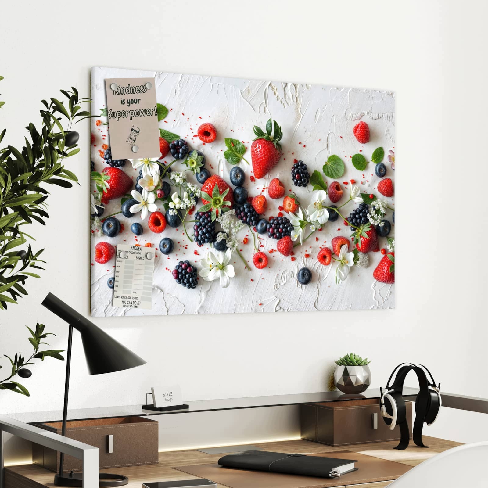Magnetická tabule – obraz na zeď Hedvábná textura | 60 × 40 cm