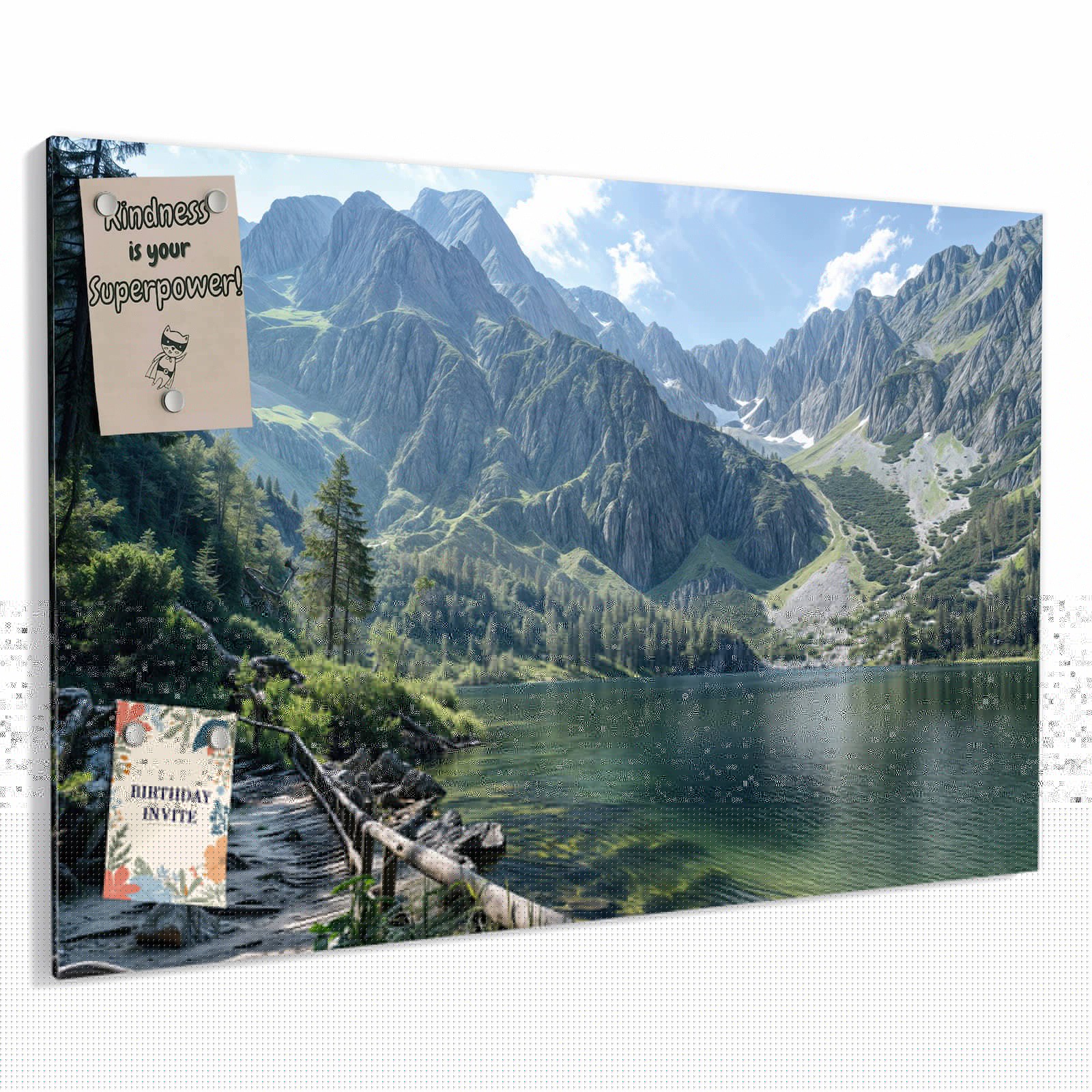 Magnetická tabule – obraz na zeď Šálek třešně | 90 × 60 cm