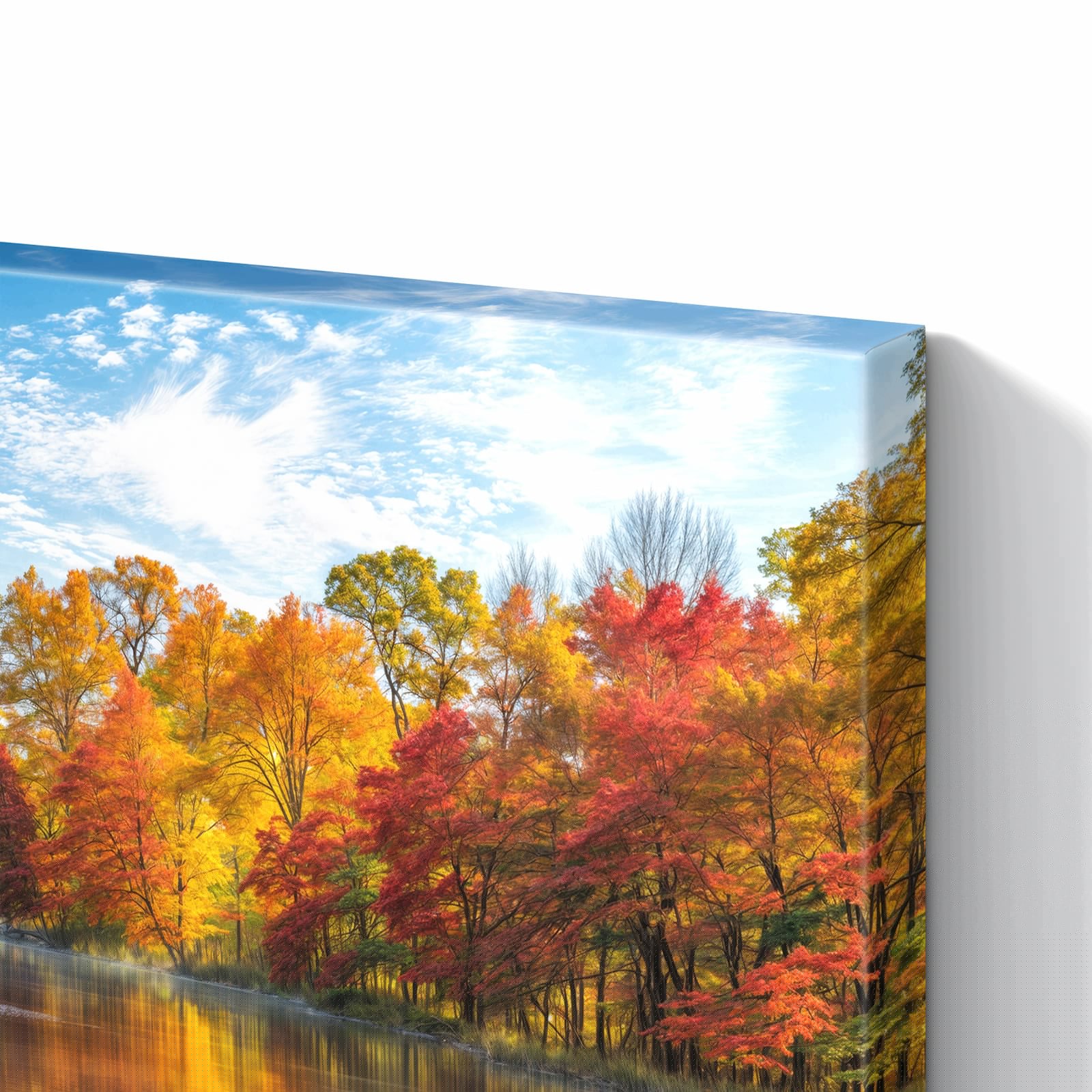 Magnetická tabule – obraz na zeď Podzimní jezero | 60 × 40 cm