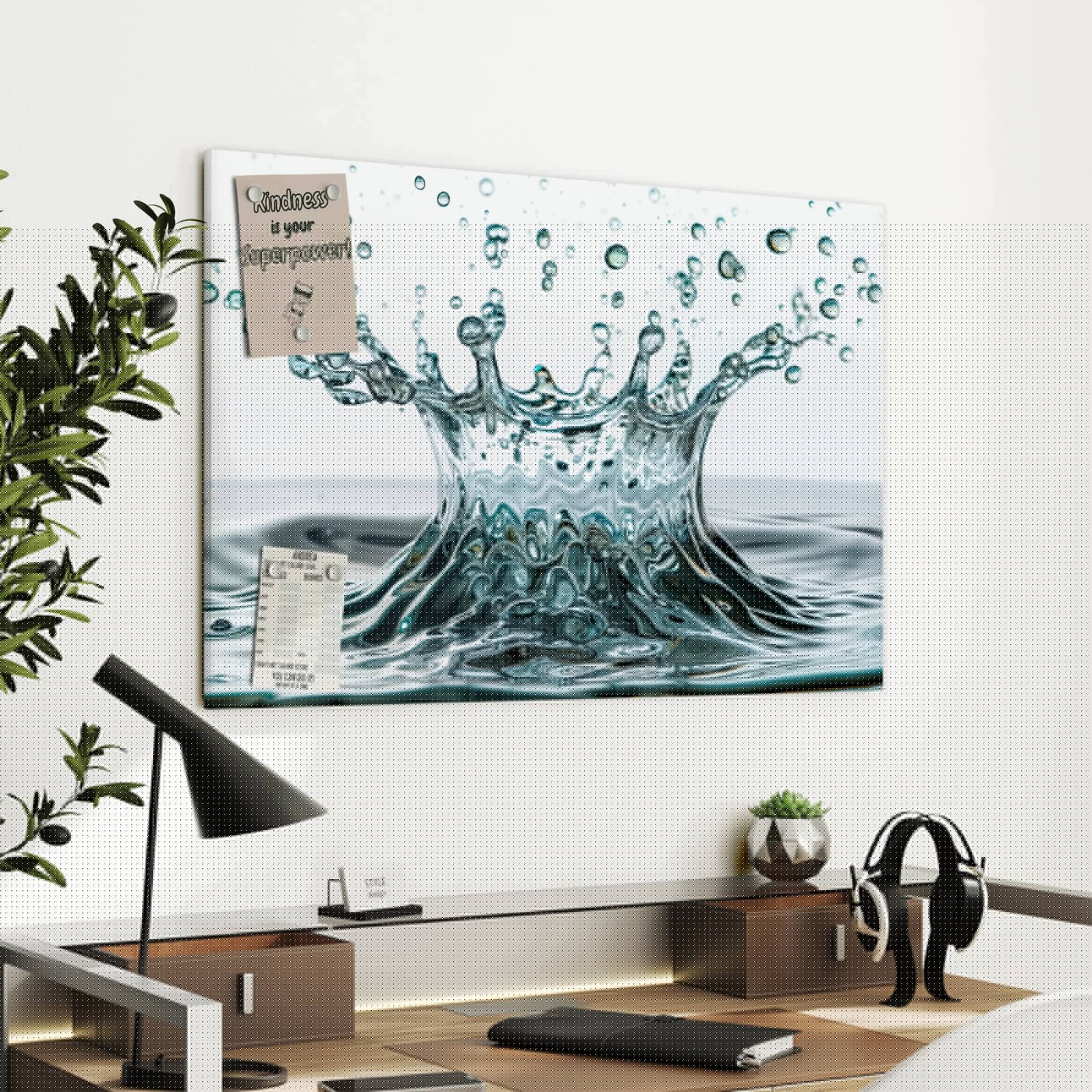 Magnetická tabule – obraz na zeď Podzimní jezero | 60 × 40 cm