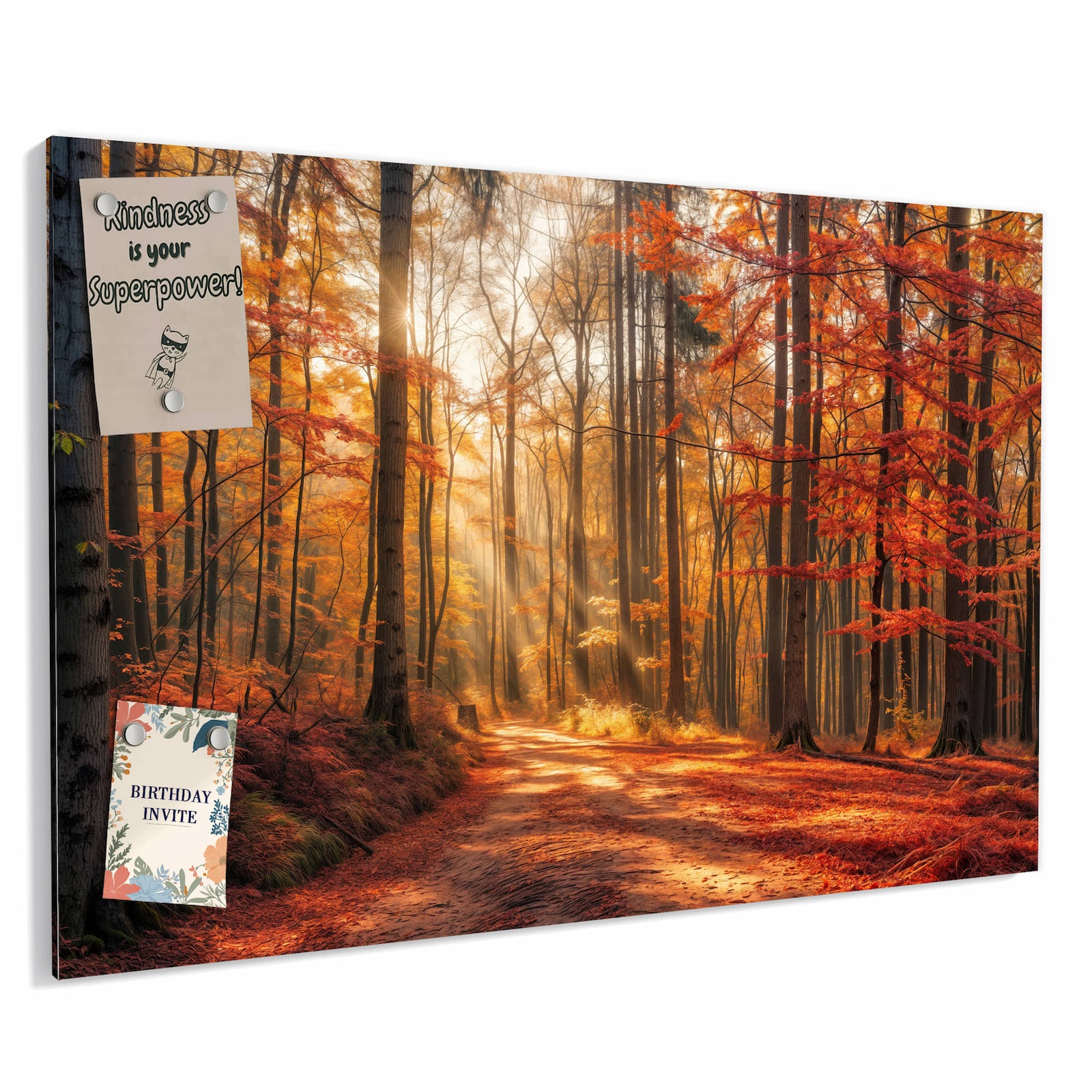 Magnetická tabule – obraz na zeď Podzimní jezero | 90 × 60 cm