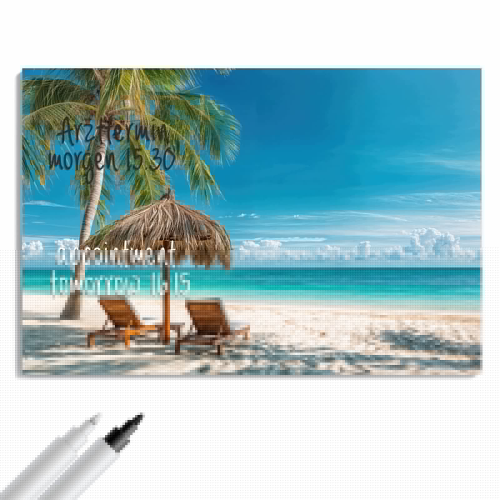 Magnetická tabule – obraz na zeď Útulná přestávka na kávu | 90 × 60 cm