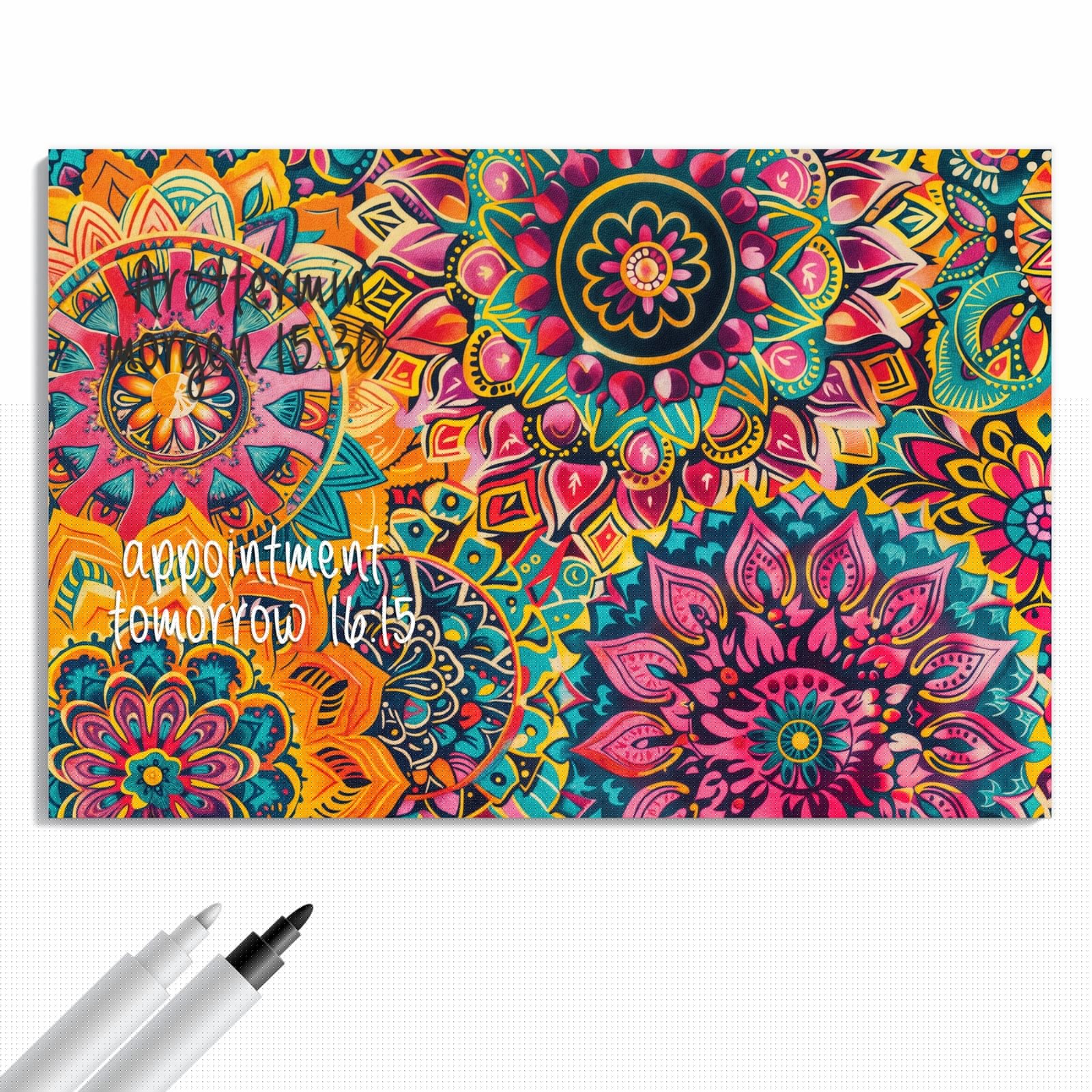 Magnetická tabule – obraz na zeď Útulná přestávka na kávu | 90 × 60 cm