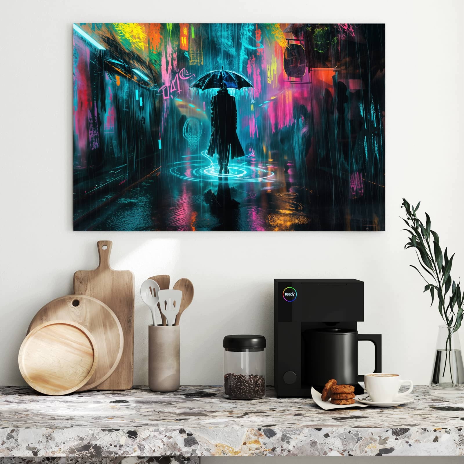 Magnetická tabule – obraz na zeď Požitek z kávy | 60 × 40 cm