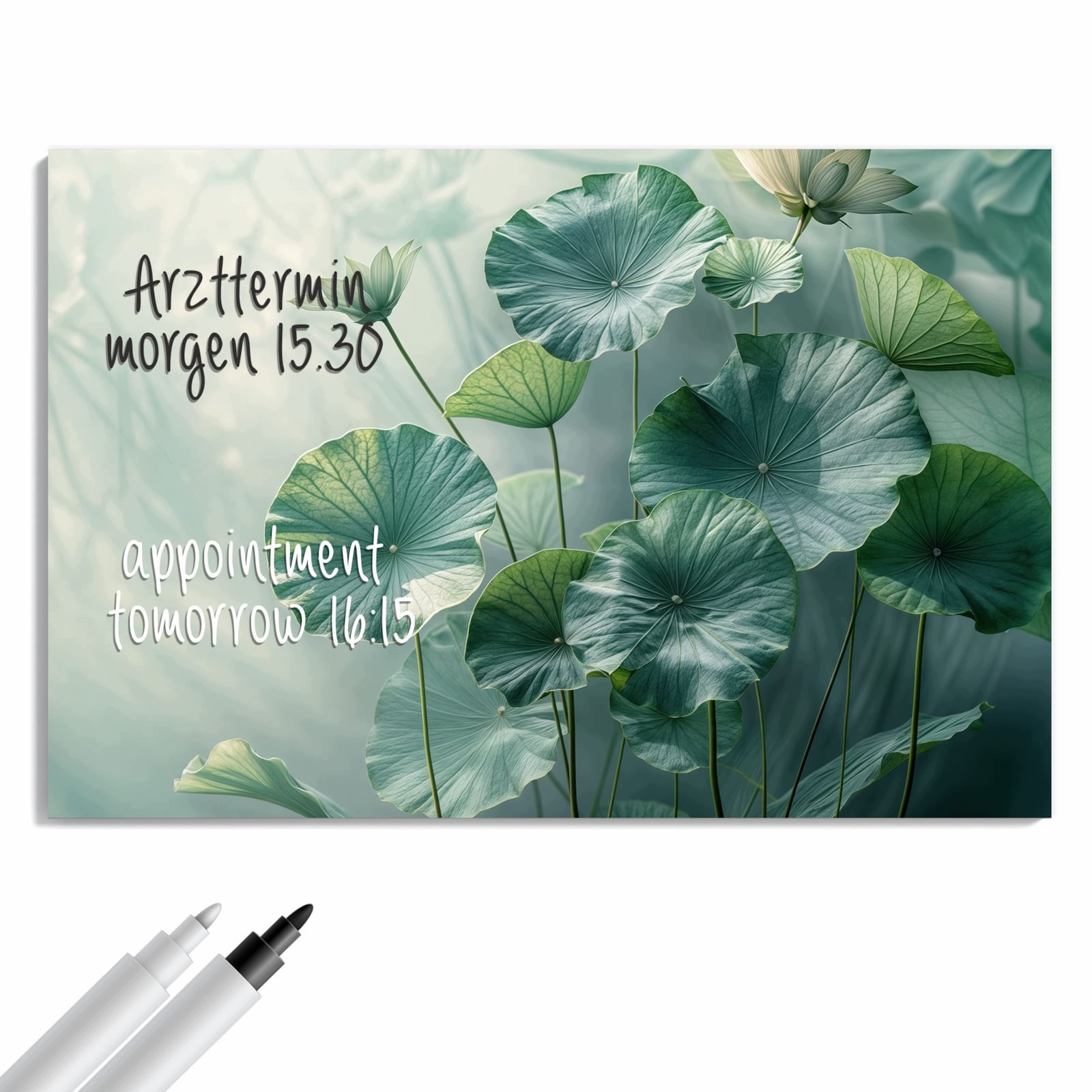 Magnetická tabule – obraz na zeď Podzimní les jezero – motiv 1 | 60 × 40 cm