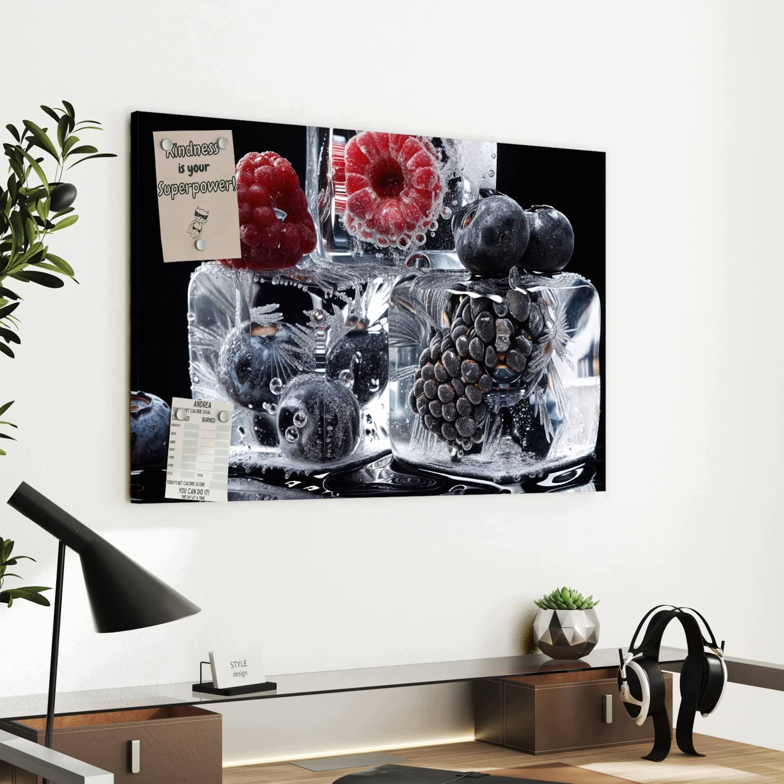 Magnetická tabule – obraz na zeď Vlny pláž | 60 × 40 cm
