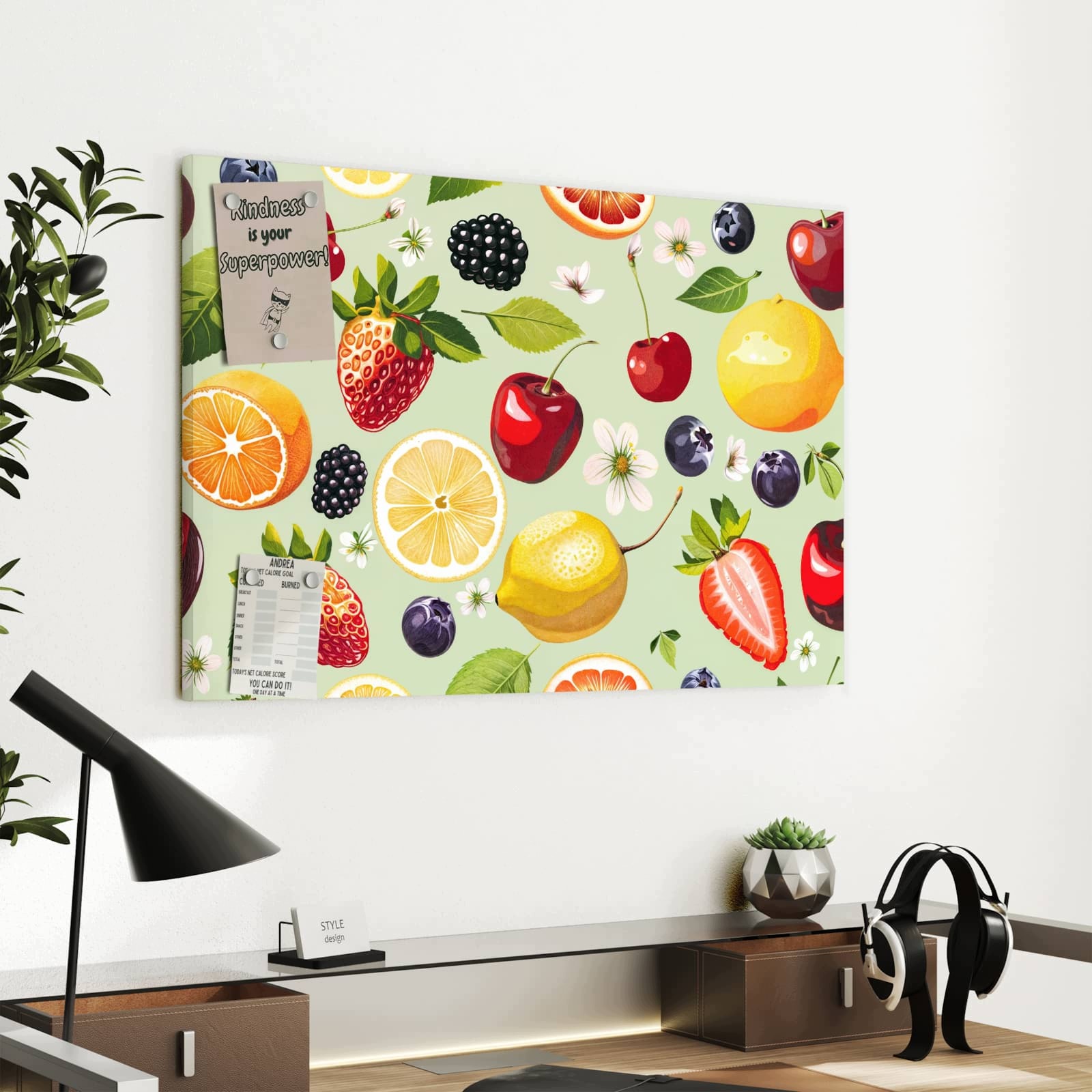 Magnetická tabule – obraz na zeď Mix ovoce | 60 × 40 cm
