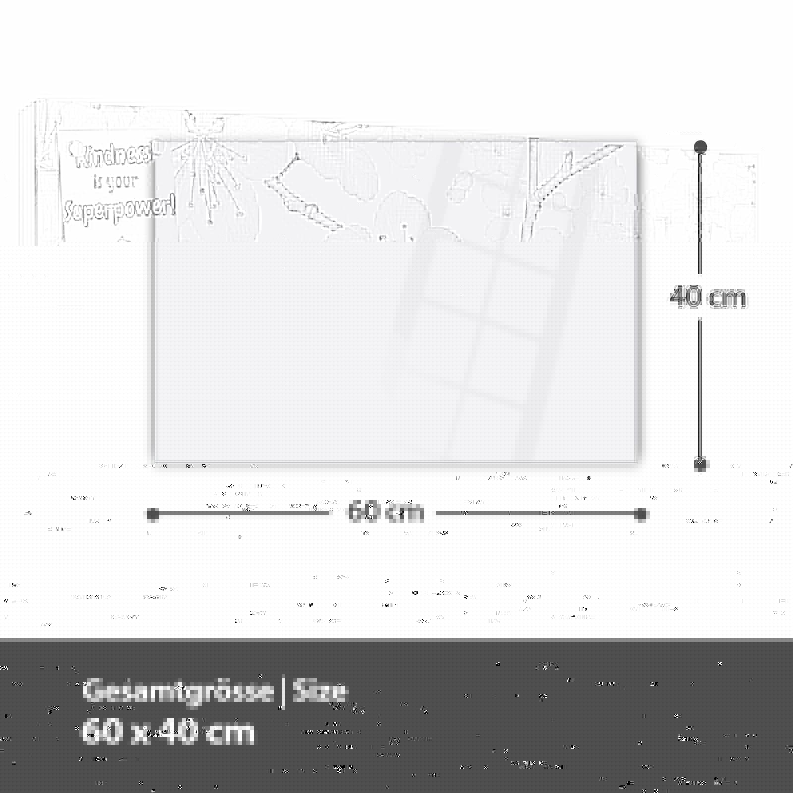 Magnetická tabule – obraz na zeď Plážový ráj | 60 × 40 cm