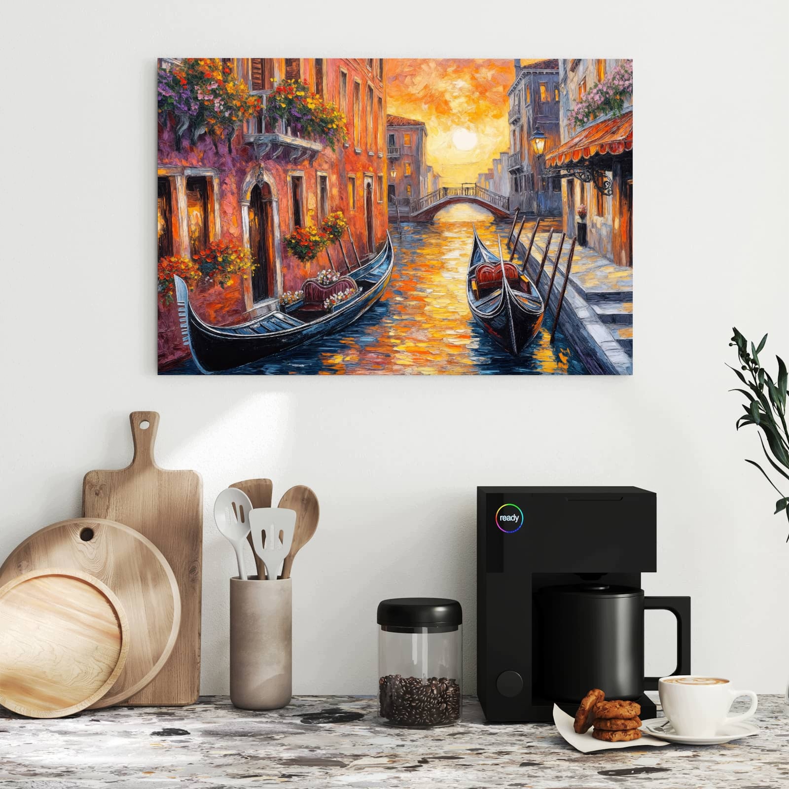 Magnetická tabule – obraz na zeď Romantický výhled na město | 60 × 40 cm