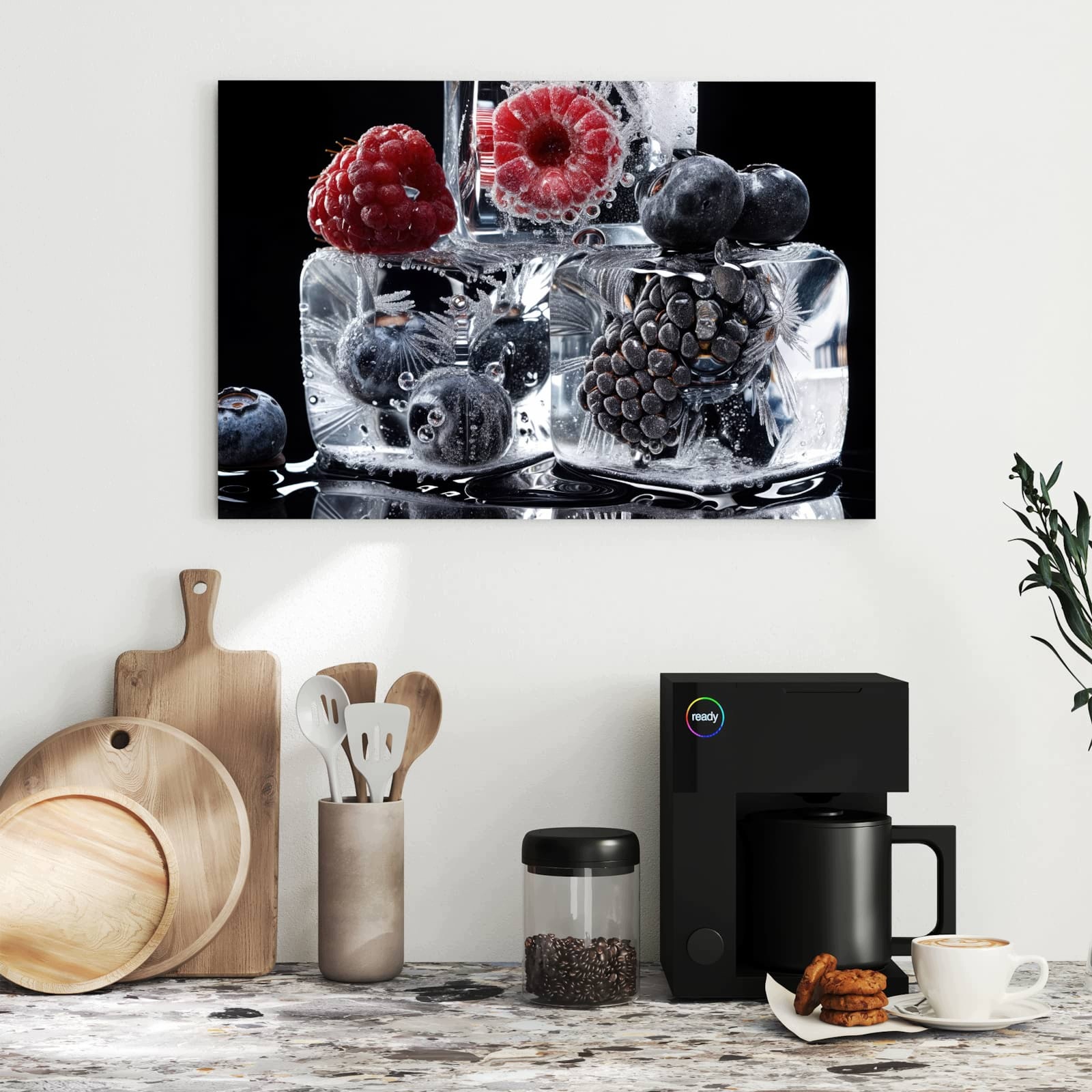 Magnetická tabule – obraz na zeď Mražené ovoce | 60 × 40 cm