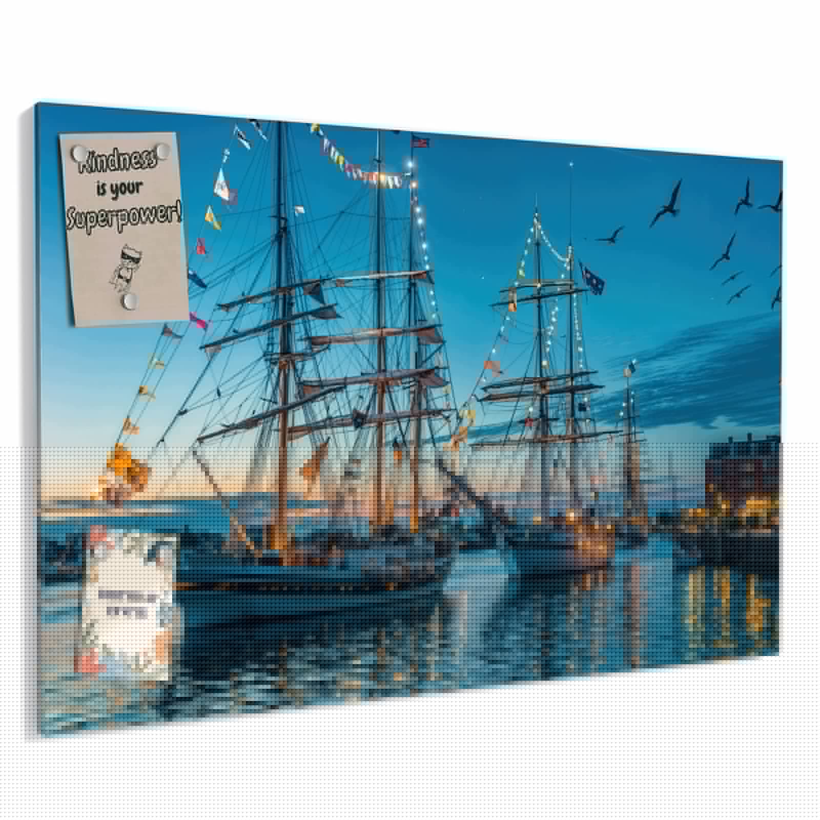 Magnetická tabule – obraz na zeď Slunečník déšť | 90 × 60 cm