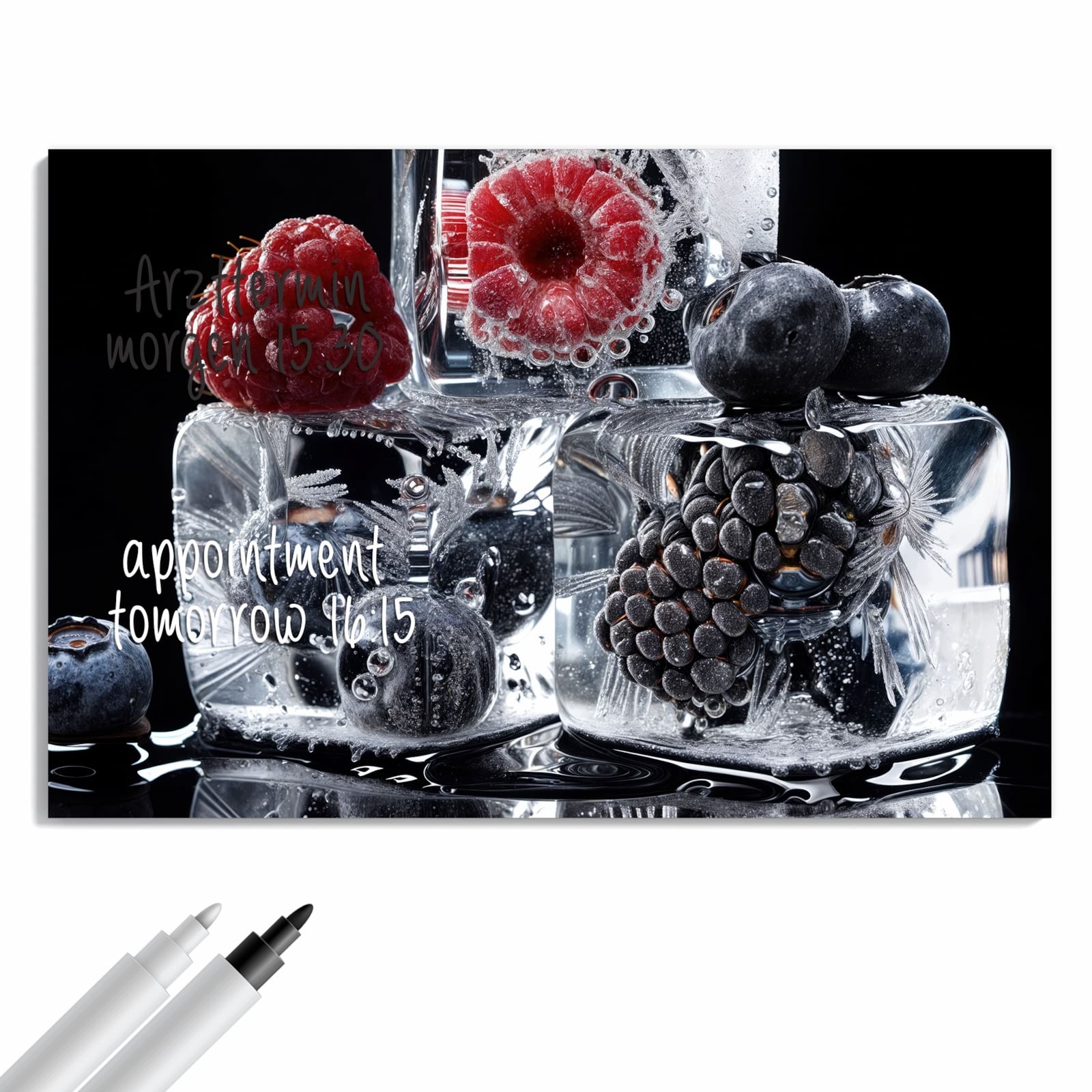 Magnetická tabule – obraz na zeď Mražené ovoce | 90 × 60 cm