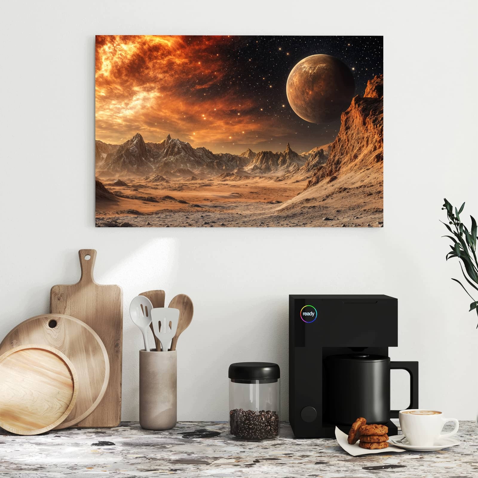 Magnetická tabule – obraz na zeď Cizí planeta | 60 × 40 cm