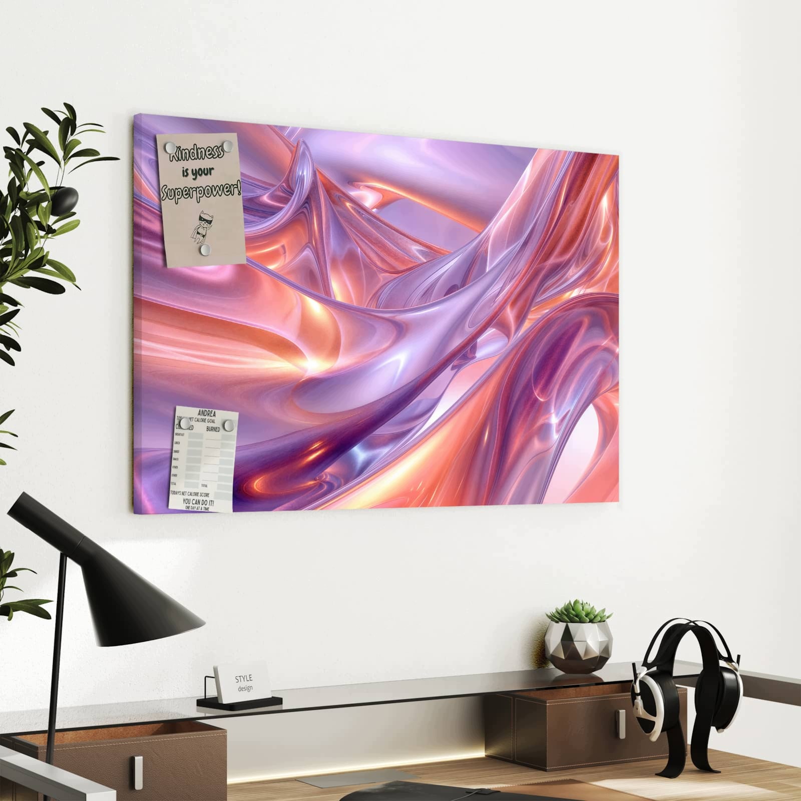 Magnetická tabule – obraz na zeď Šálek kávy podzim | 90 × 60 cm