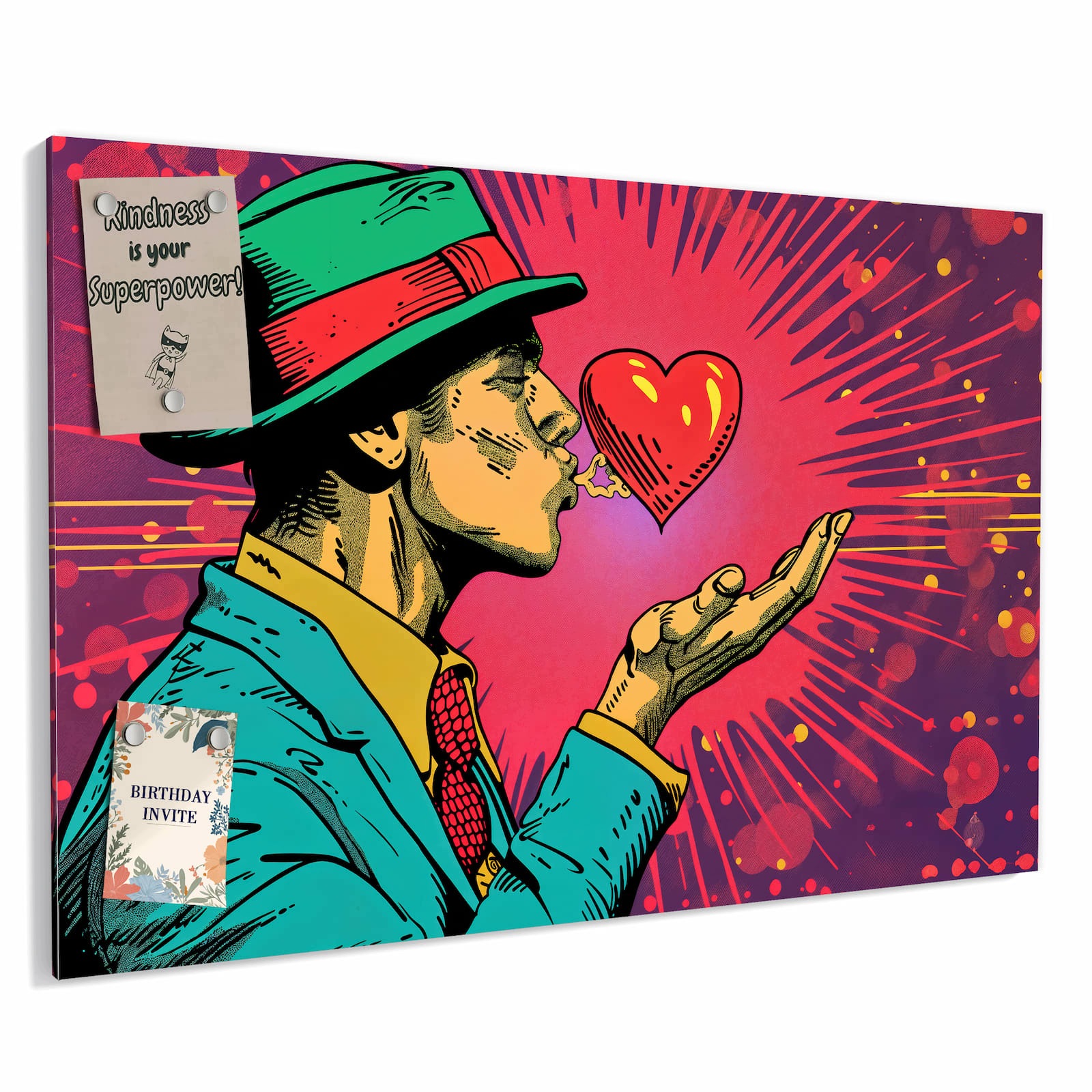 Magnetická tabule – obraz na zeď Cizí planeta | 90 × 60 cm