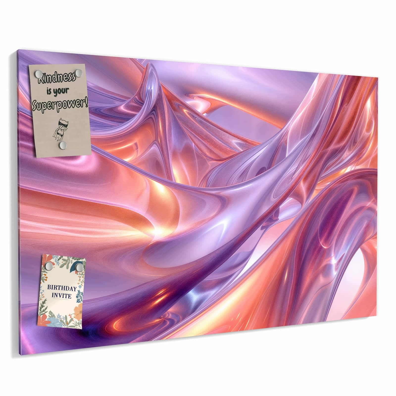 Magnetická tabule – obraz na zeď Květinová louka – umění | 90 × 60 cm