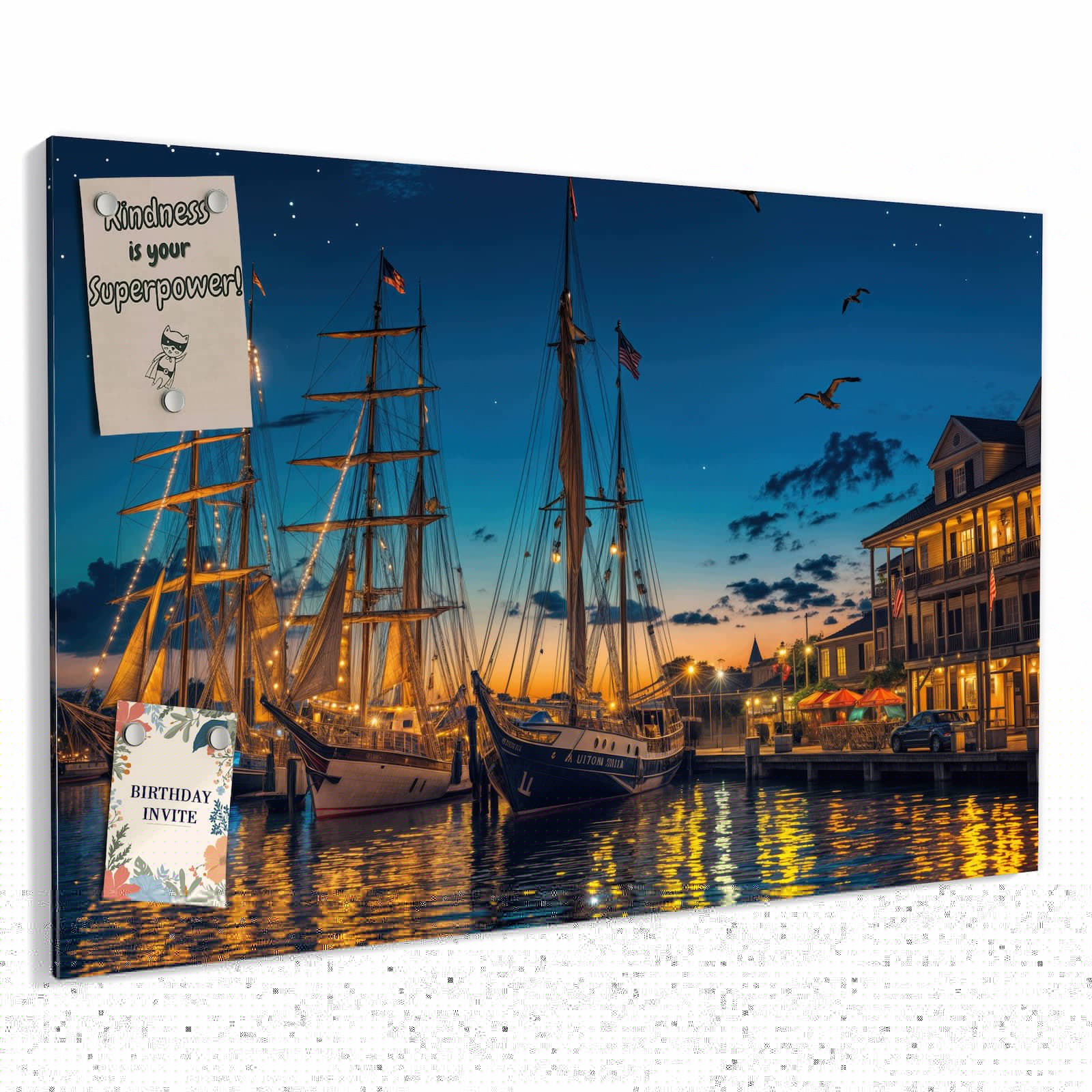 Magnetická tabule – obraz na zeď Sklenka červeného vína | 90 × 60 cm