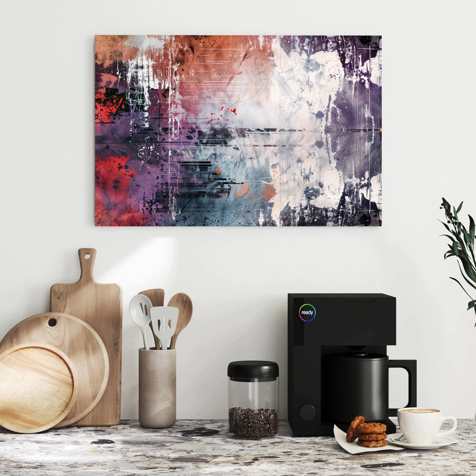 Magnetická tabule – obraz na zeď Svěží brusinky | 60 × 40 cm