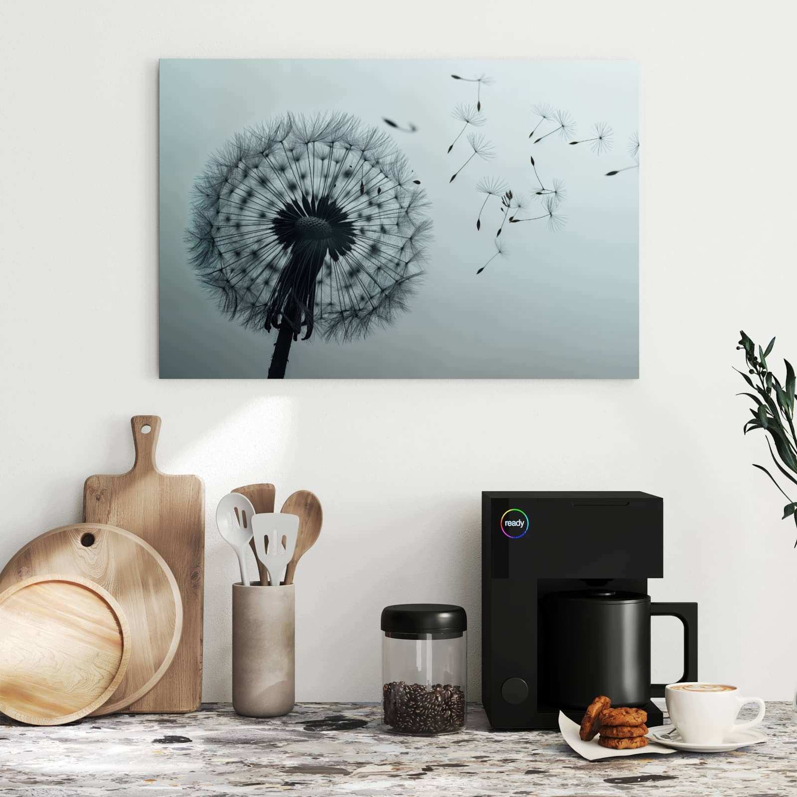Magnetická tabule – obraz na zeď Jemná pampeliška | 60 × 40 cm